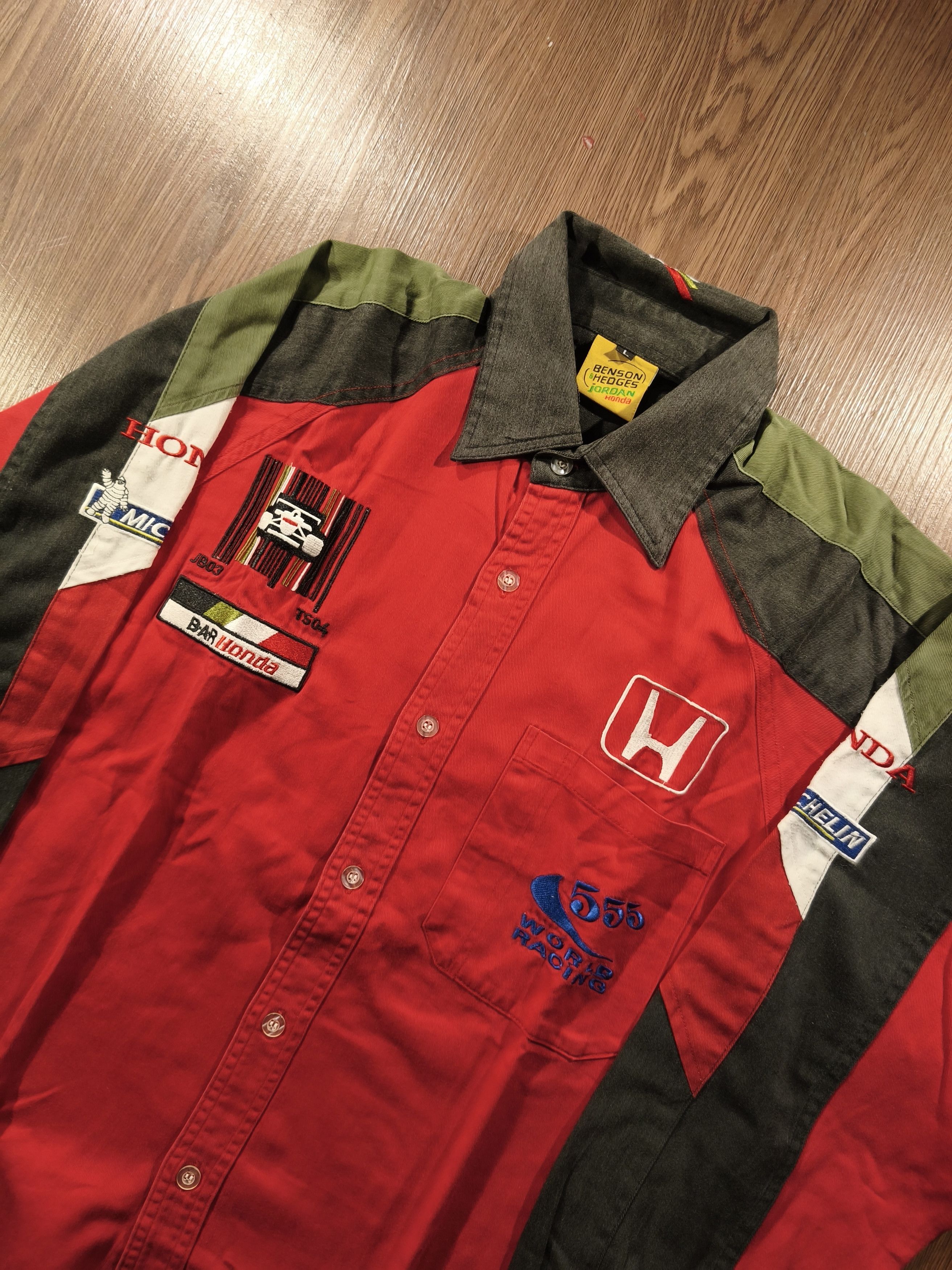 Honda Honda BAR Racing Longsleeve Workshirt Size US M / EU 48-50 / 2 - 2 Thumbnail