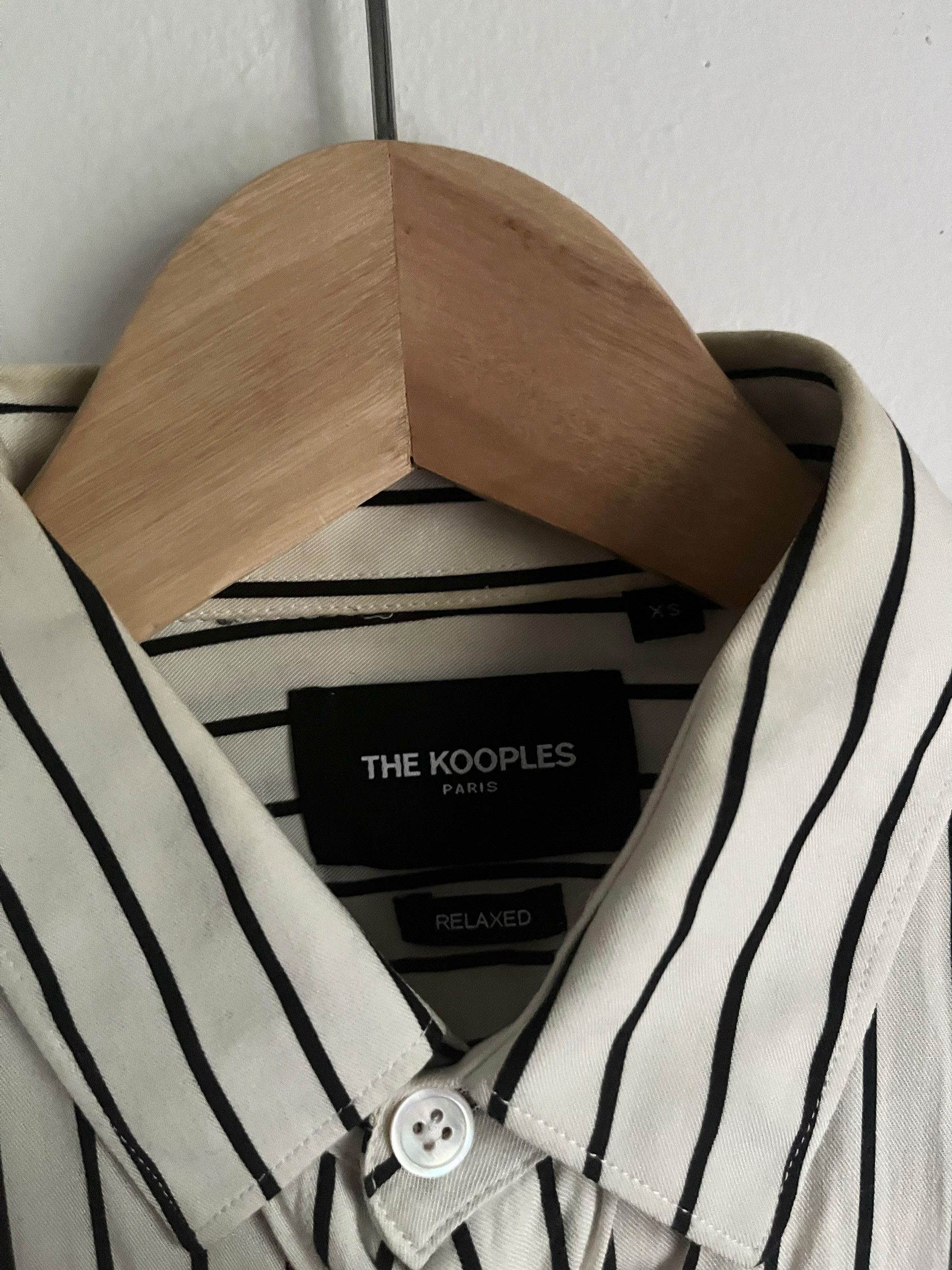 The Kooples The Kooples White Stripe Short Sleeve Size US XS / EU 42 / 0 - 3 Thumbnail