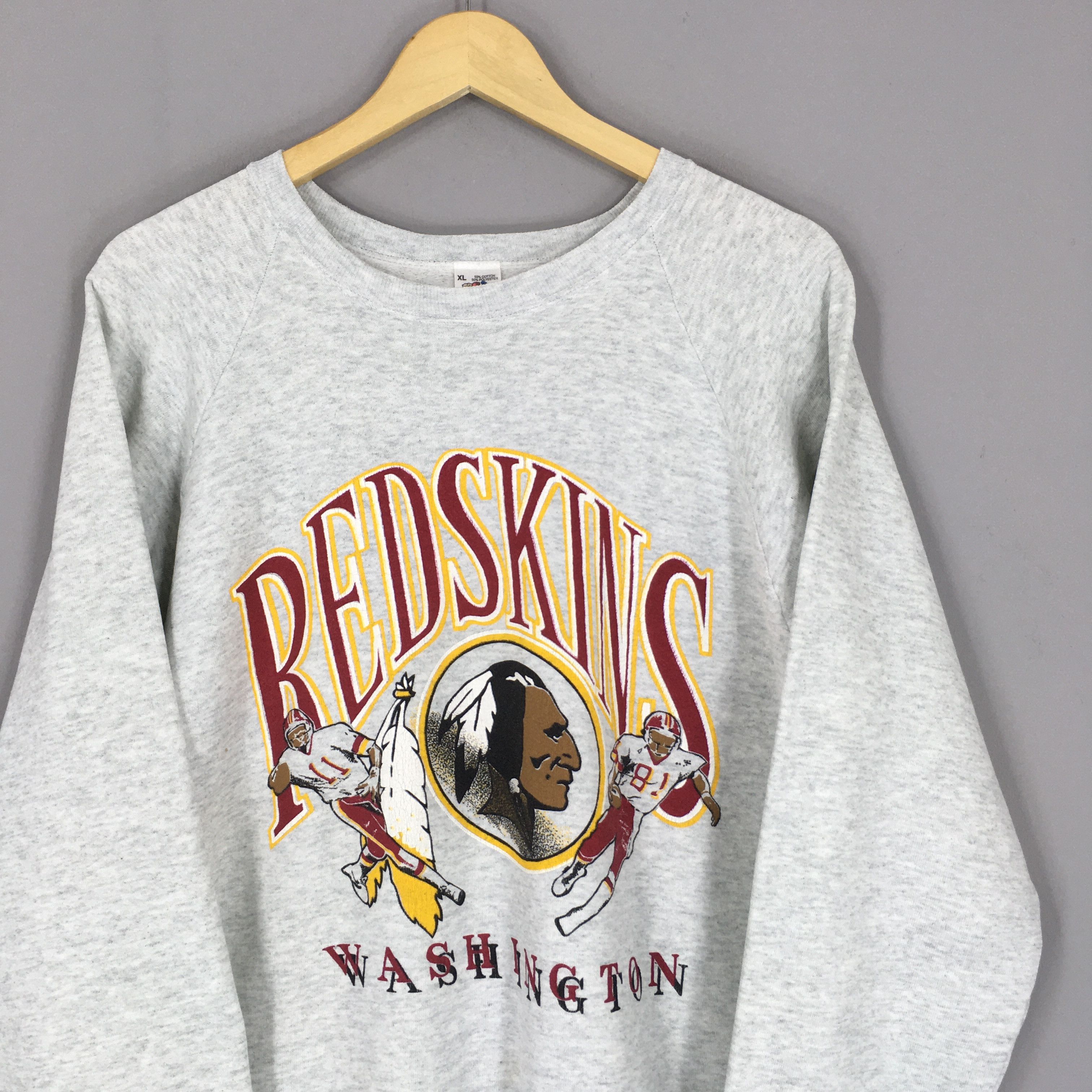 NFL × Vintage Vintage 90s Washington Redskins NFL Sweatshirt XLarge Size US XL / EU 56 / 4 - 2 Thumbnail