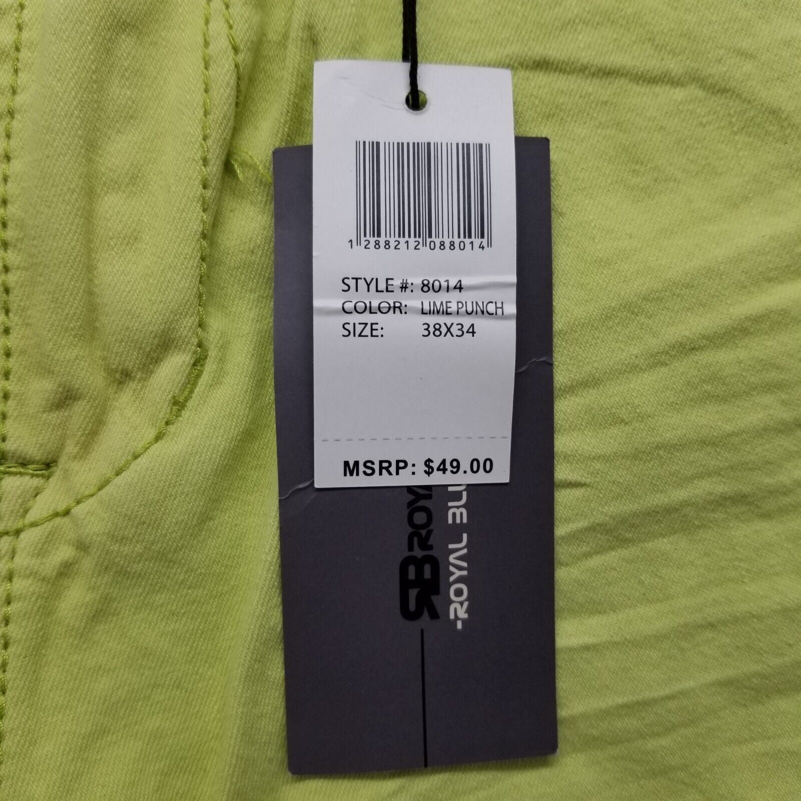 Other Royal Blue Shorts Mens 38 Chino Pockets Casual Cotton Size US 38 / EU 54 - 5 Thumbnail