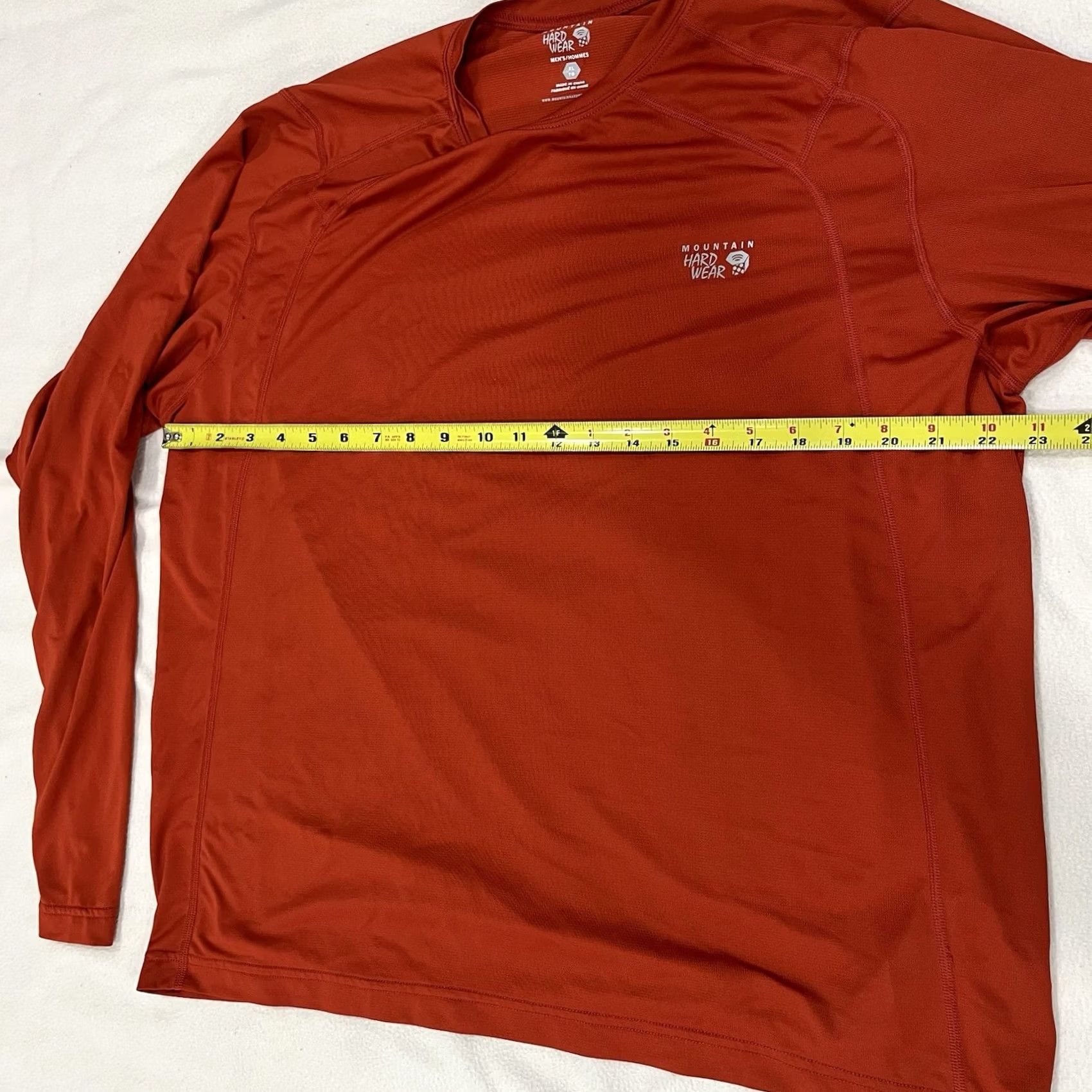 Mountain Hardwear Mountain Hardwear Shirt Mens XL Orange Long Sleeve Activewear Cross Training Hiking Running Gym & Training Walking Size US XL / EU 56 / 4 - 7 Thumbnail