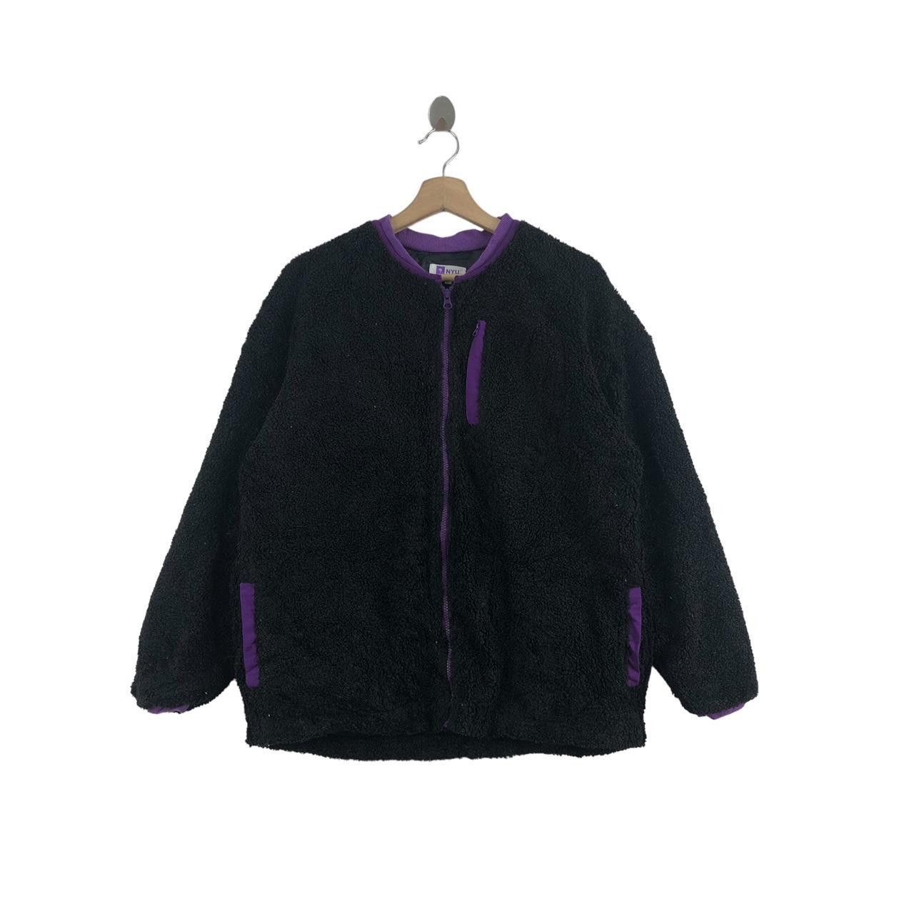 Other NEW YORK UNIVERSITY NYU Bulky Sherpa Fleece Jacket Outdoor Size L / US 10 / IT 46 - 1 Thumbnail