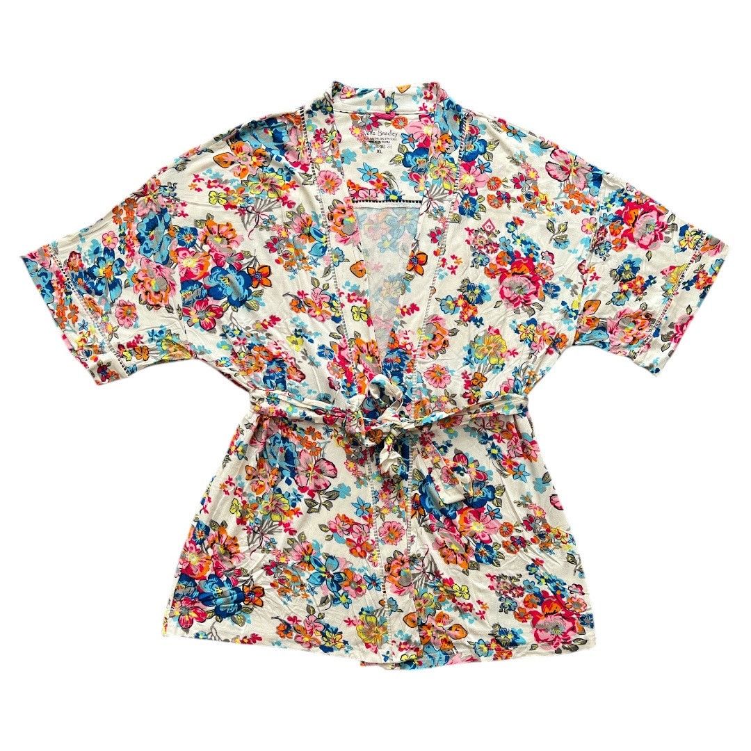 Vera Bradley VERA BRADLEY Pretty Posies Heather Wrap Robe w/ Tags, XL Size ONE SIZE - 2 Thumbnail