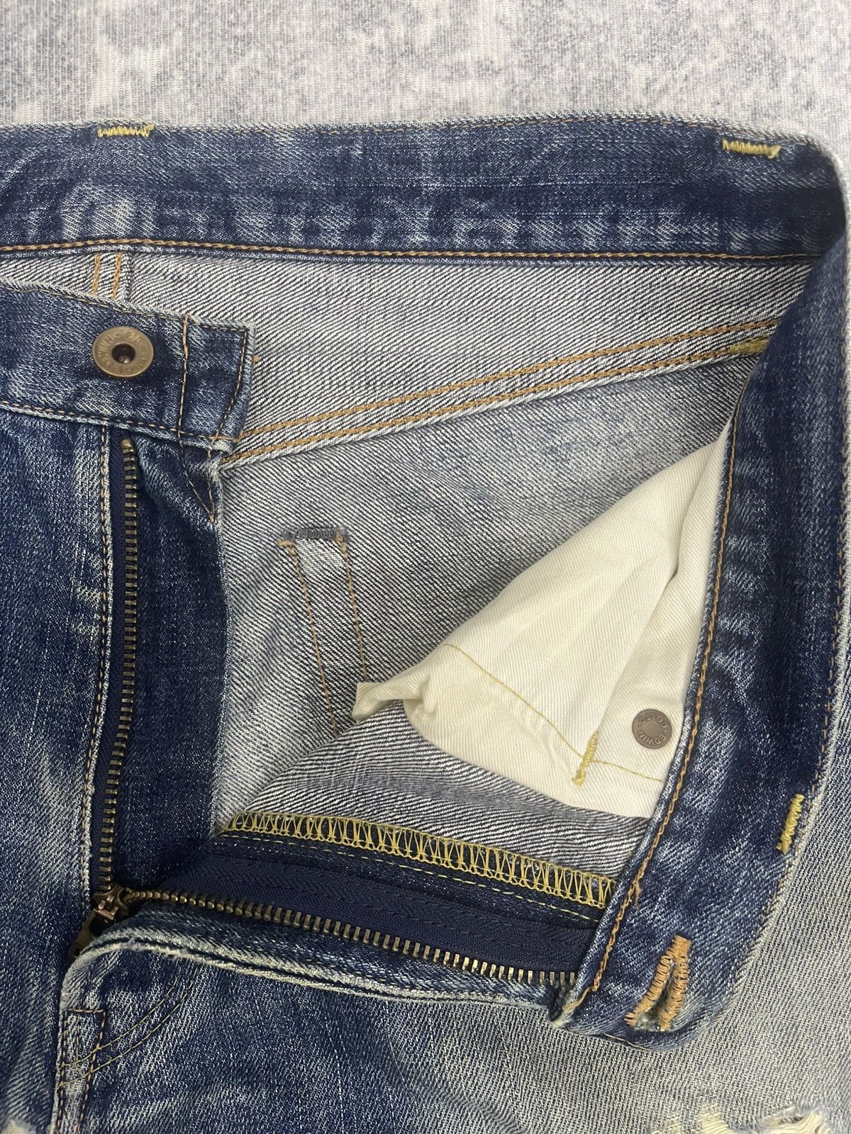 Edwin Edwin 505x Selvedge Distressed Denim Size US 33 - 7 Thumbnail