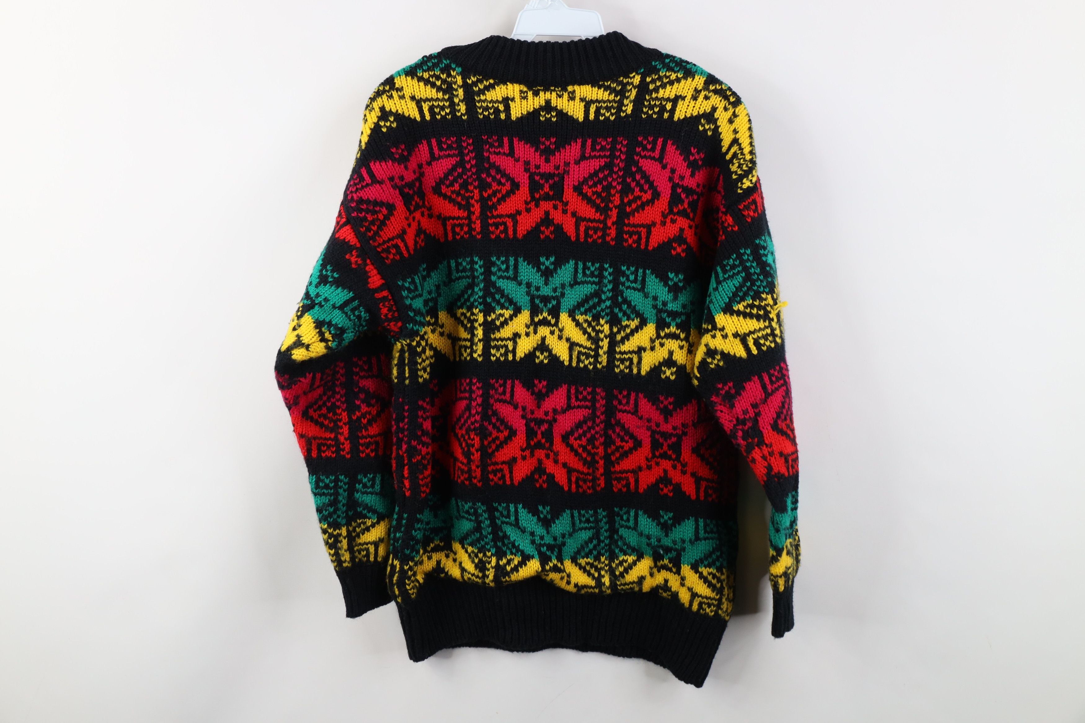 Vintage Vintage 80s 90s Streetwear Fair Isle Chunky Knit Sweater Size M / US 6-8 / IT 42-44 - 8 Thumbnail