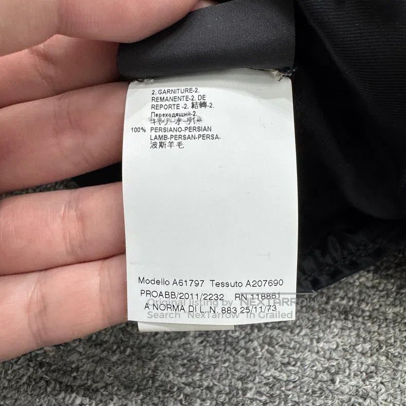 Versace Versace Persian wool coat Size 50S - 3 Thumbnail
