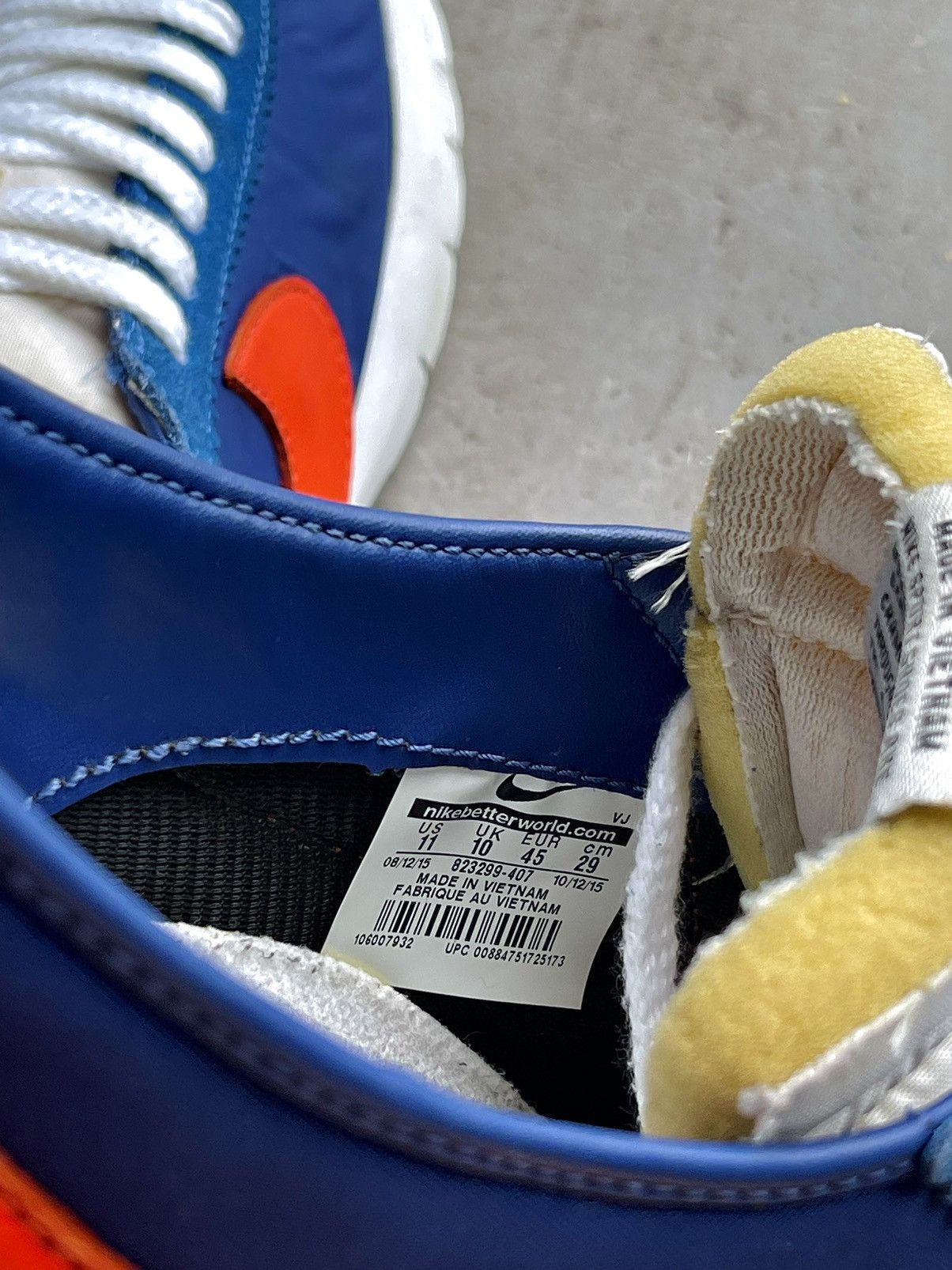 Nike Nike Roshe Cortez Blue Sneakers Men’s Size 45/29cm Size US 11 / EU 44 - 8 Thumbnail