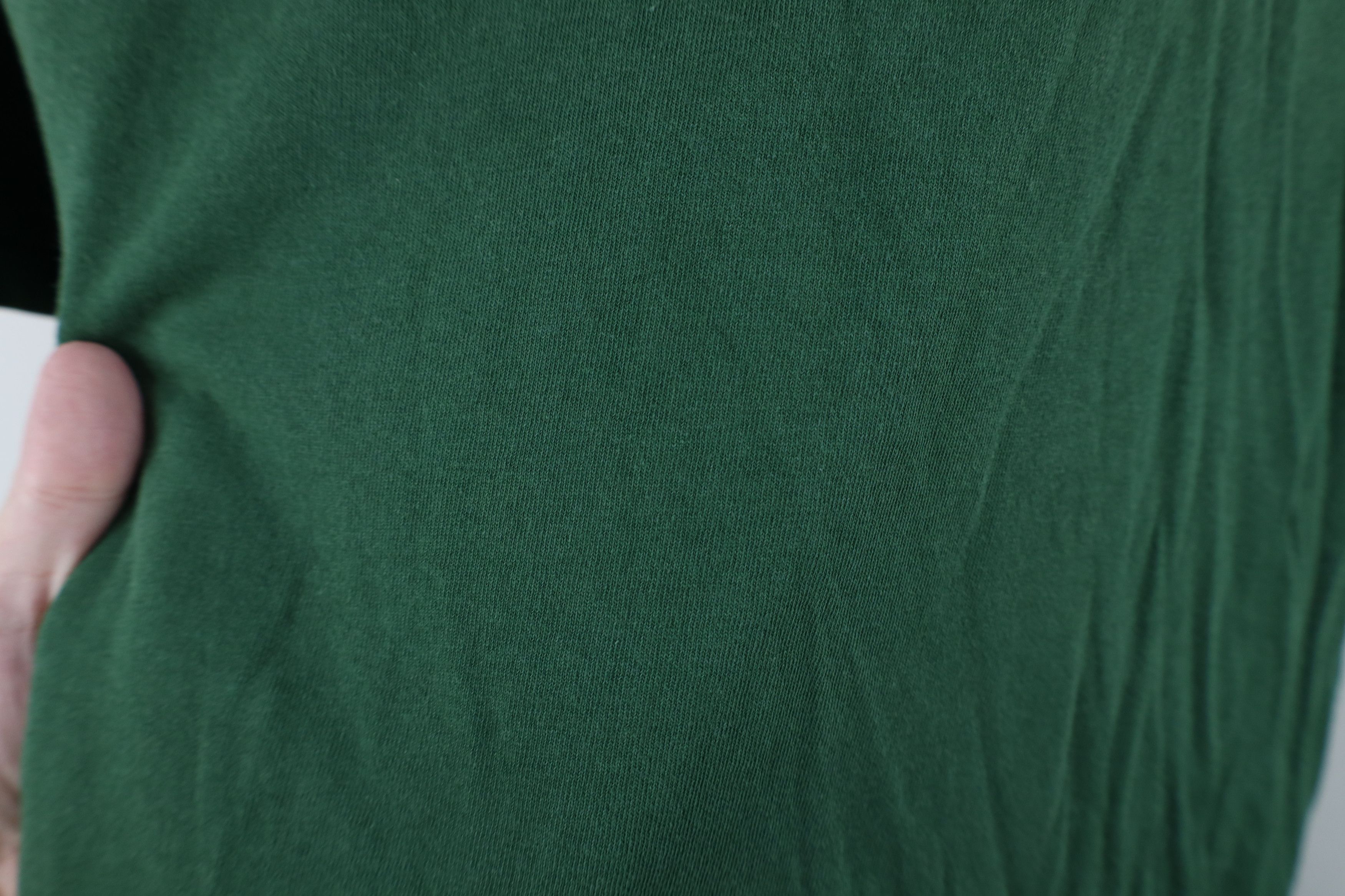 Vintage Vintage 90s Streetwear Cotton Short Sleeve T-Shirt Green Size US XXL / EU 58 / 5 - 4 Thumbnail