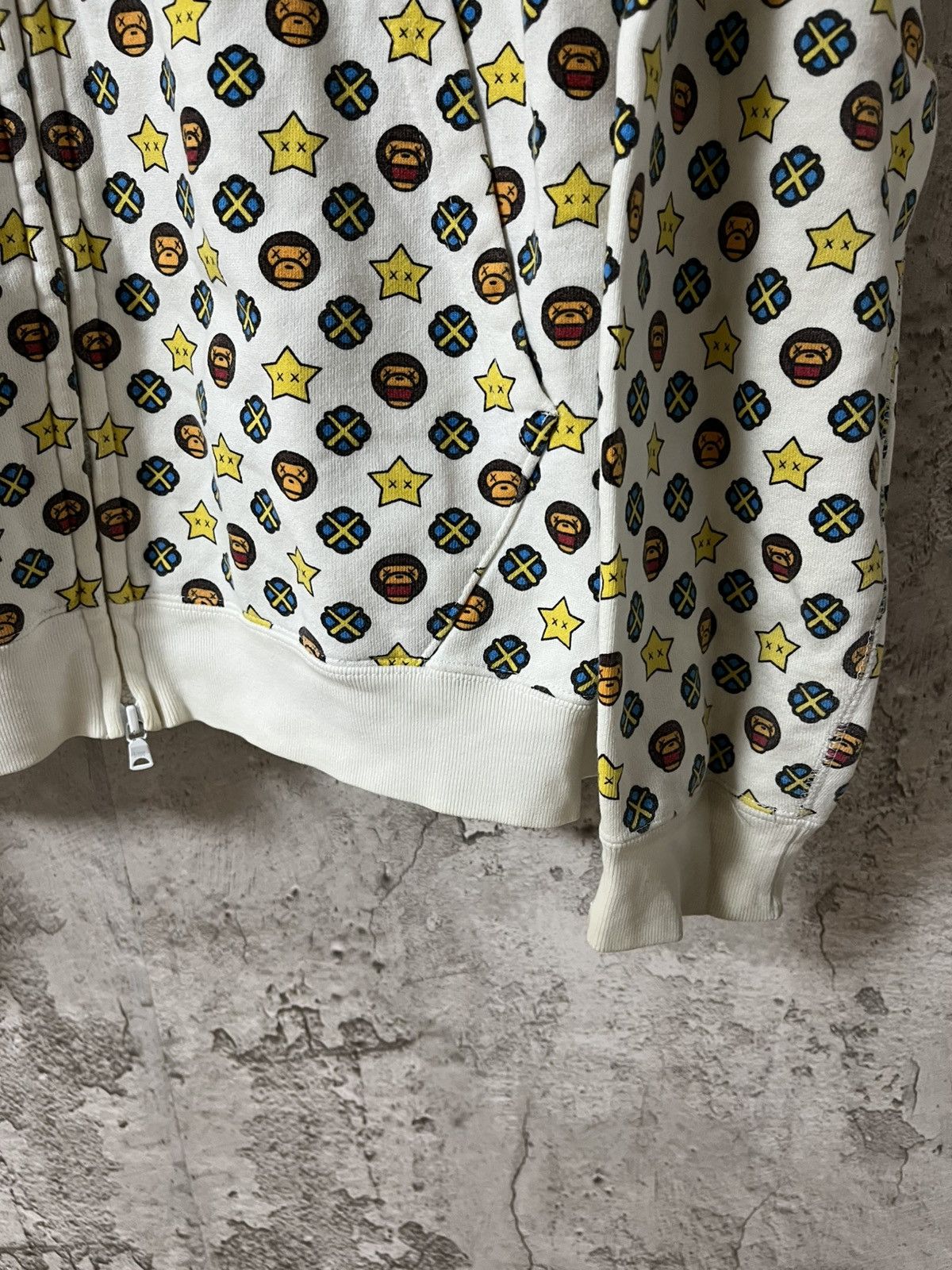 Bape bape x kaws 2005ss milo hoodie Size US L / EU 52-54 / 3 - 4 Thumbnail