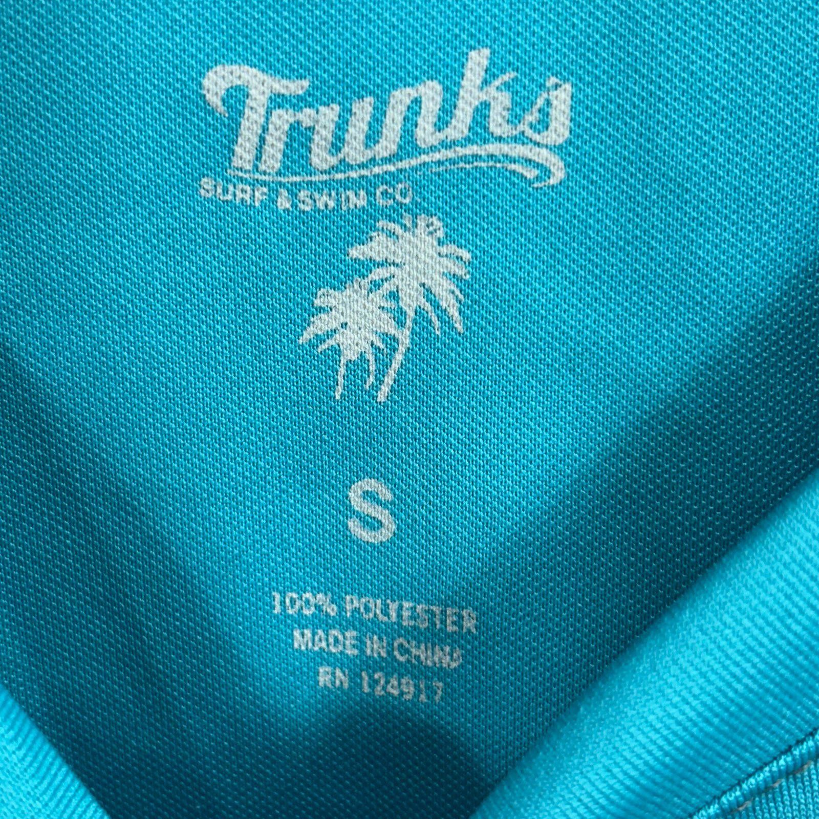 Other Trunk's Surf & Swim Co Blue Polyester T-Shirt Mens Small Size US S / EU 44-46 / 1 - 4 Thumbnail