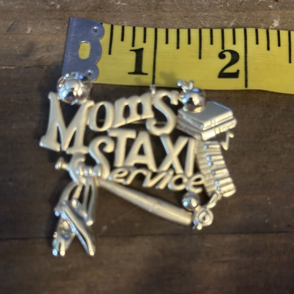 Vintage Vintage AJC Moms Taxi Service brooch Size ONE SIZE - 4 Thumbnail