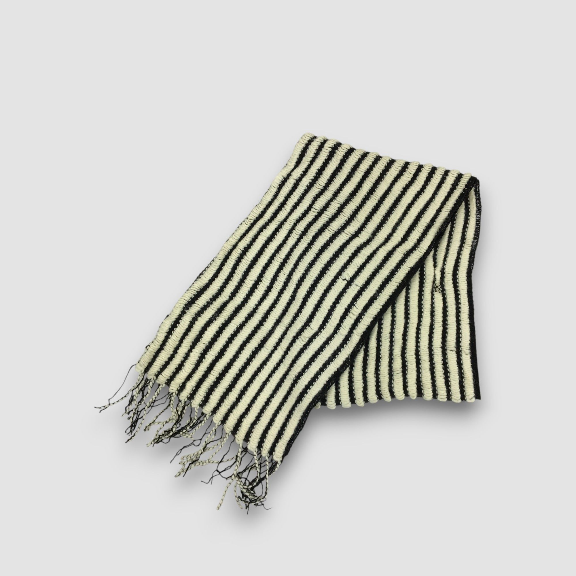 agnes b. Vintage Agnes B Scarf Scarf Muffler Knitted Wool Scarves Size ONE SIZE - 3 Thumbnail