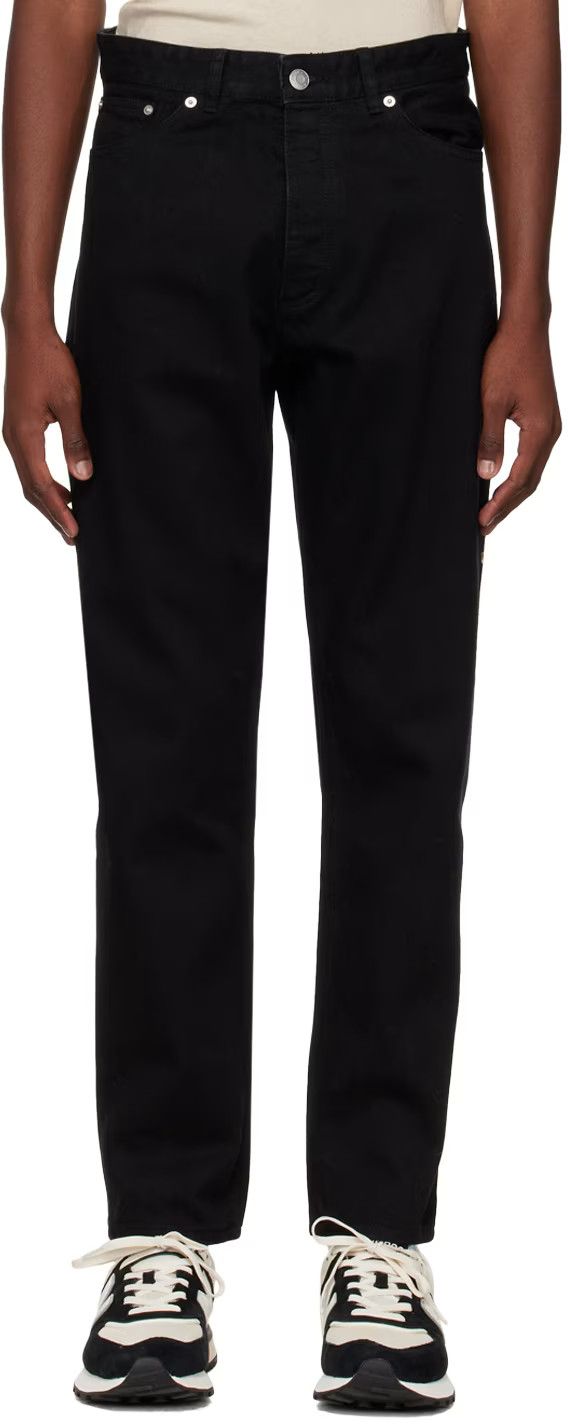 Maison Kitsune Maison Kitsune Tapered Black Jeans 30 Size US 30 / EU 46 - 1 Thumbnail