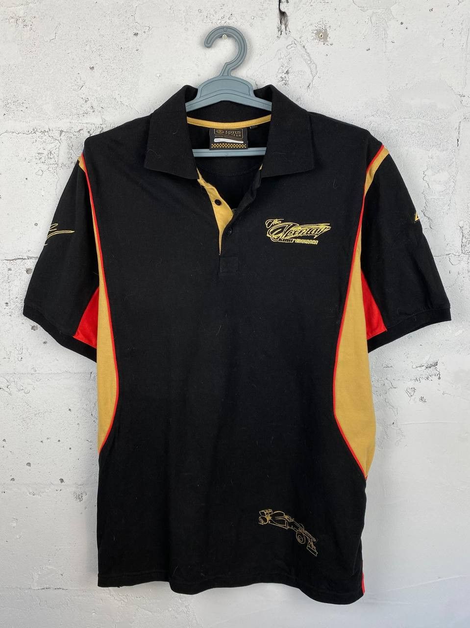 Formula 1 × Vintage F1 Lotus Team Polo Shirt Official Shirt Kimi Raikkonen XL Size US XL / EU 56 / 4 - 2 Thumbnail