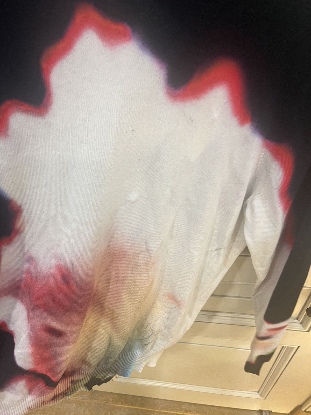 Alexander McQueen Solarised flowerf ine gauge sweater size M Size US M / EU 48-50 / 2 - 13 Thumbnail