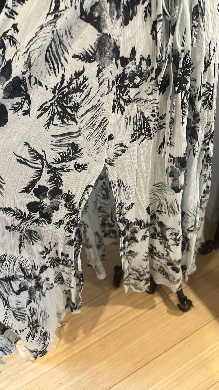 Free People Lille Maxi Dress in Blue Floral Size XS / US 0-2 / IT 36-38 - 11 Thumbnail