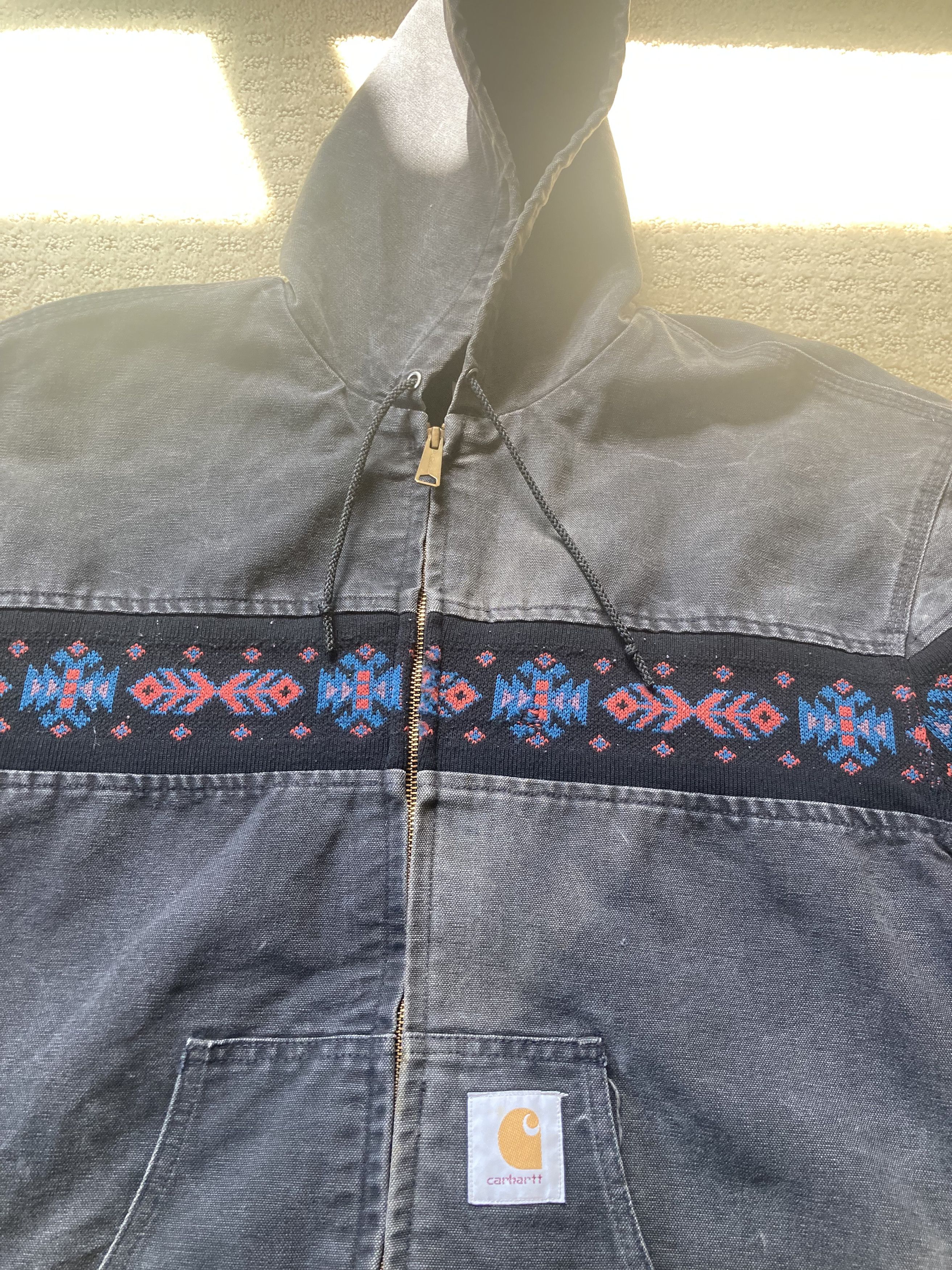 Carhartt Vintage Rare 90's Navajo/Aztec Carhartt Jacket JR0005 XL Size US XL / EU 56 / 4 - 6 Thumbnail
