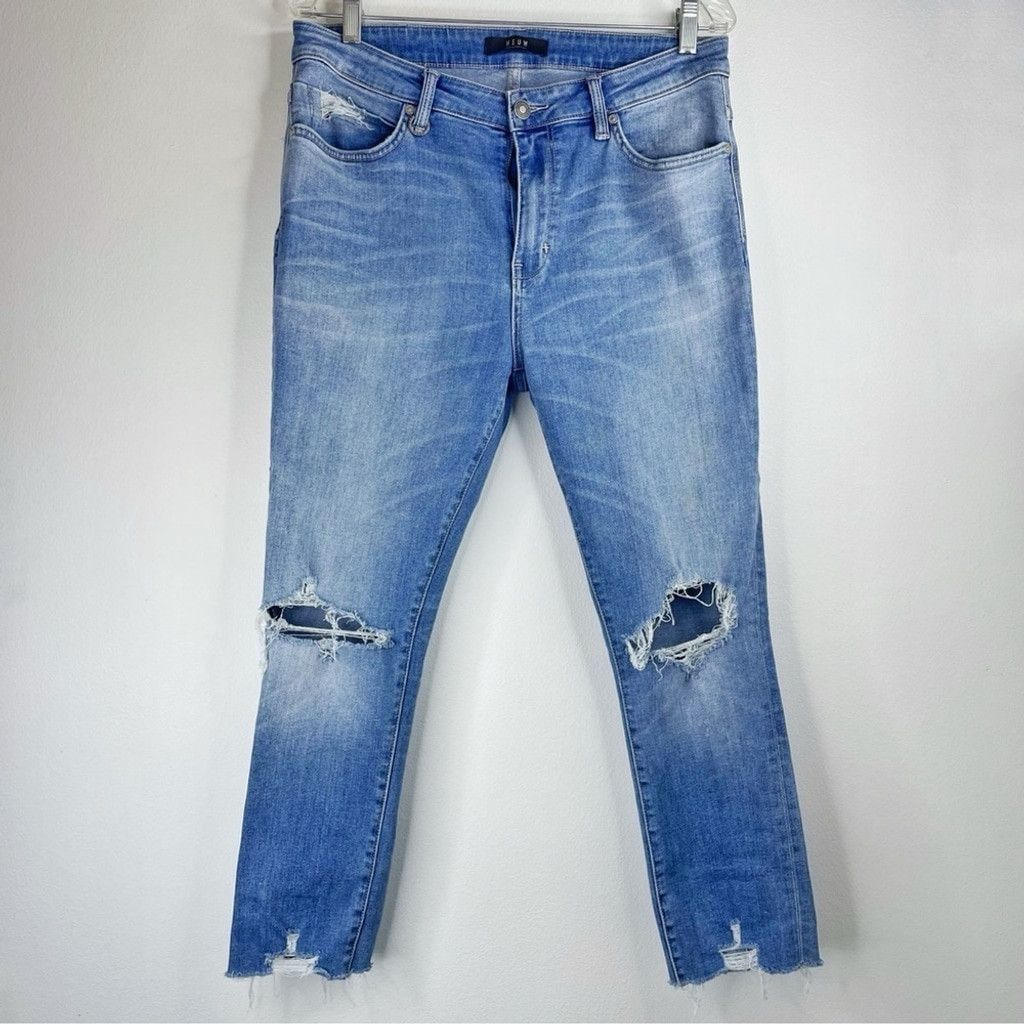 NEUW Denim NEUW Like New Men's Destroyed Skinny Jeans Pre-destroyed 32 Size US 32 / EU 48 - 2 Thumbnail