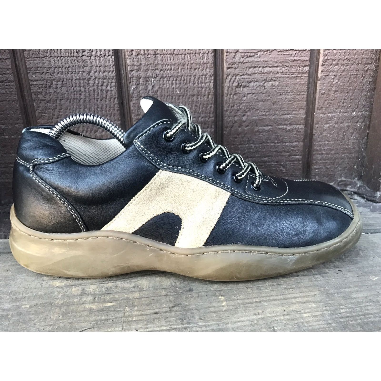 Vintage Mens GBX Brown Leather Bicycle Toe Lace Up Casual Oxford Walking Shoes 8M Size US 8 / EU 41 - 5 Thumbnail