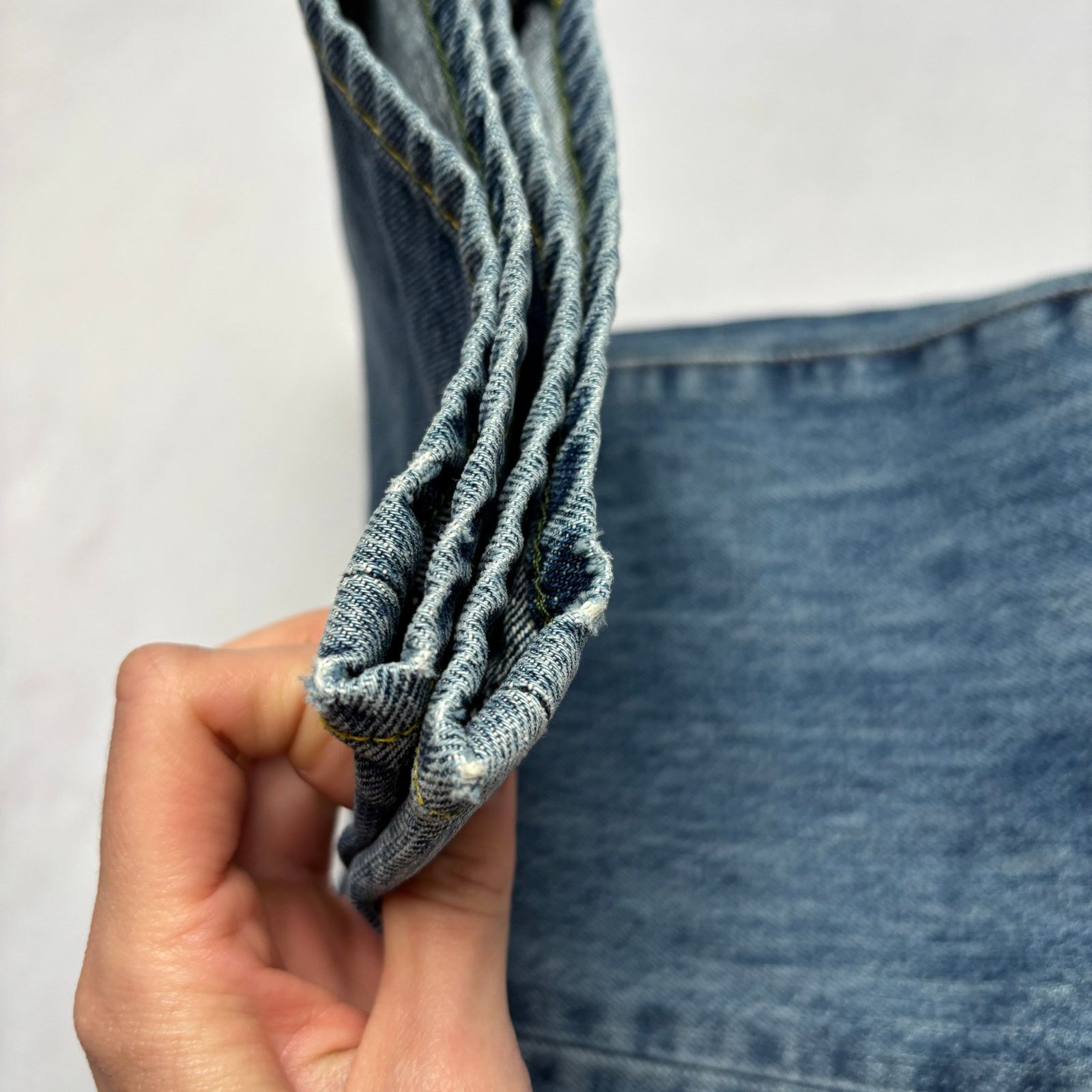 Sid Mashburn $175 Sid Mashburn Slim Straight Jeans 34x32 Made in USA Size US 34 / EU 50 - 11 Thumbnail