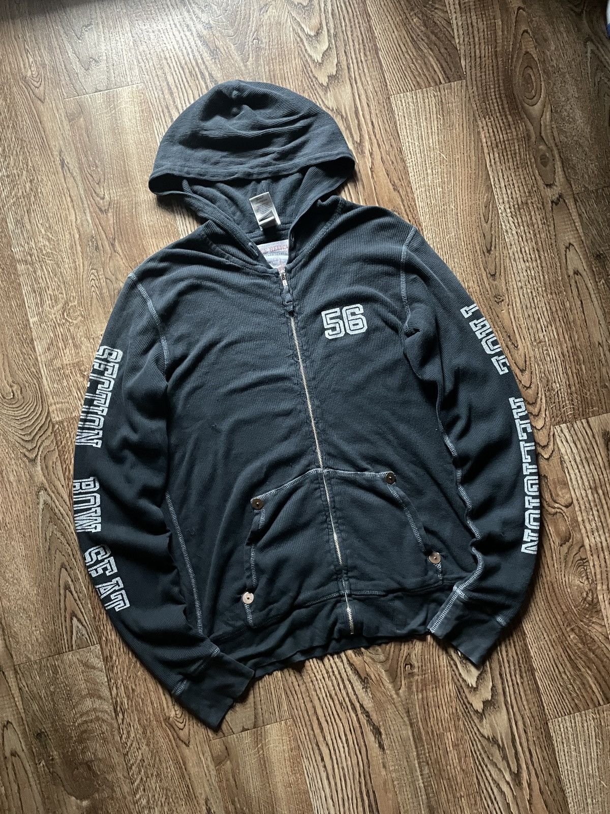 Japanese Brand Vintage Zip Hoodie True Religion 90’s Big logo Size US L / EU 52-54 / 3 - 3 Thumbnail