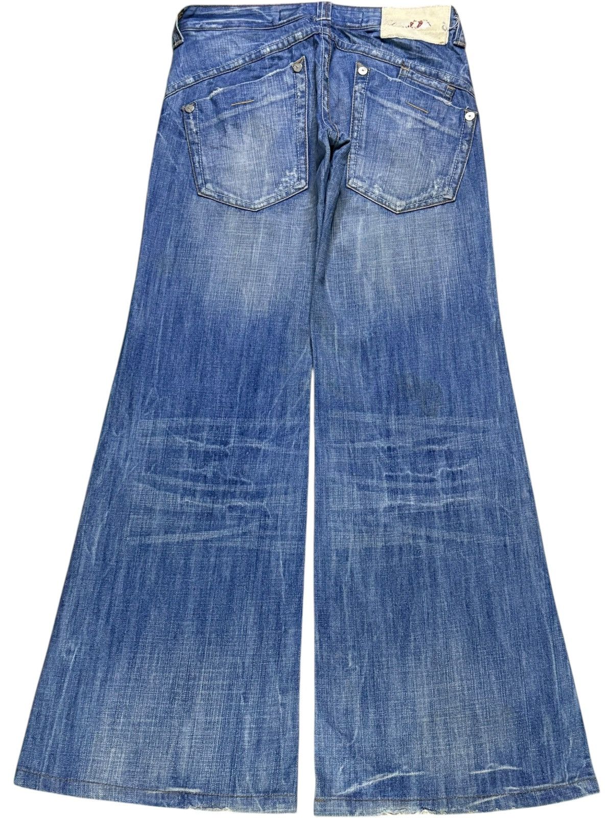 Hysteric Glamour × Japanese Brand Vintage Japanese Brand Blue Wash Bootcut Flare Jeans Size US 29 - 2 Thumbnail