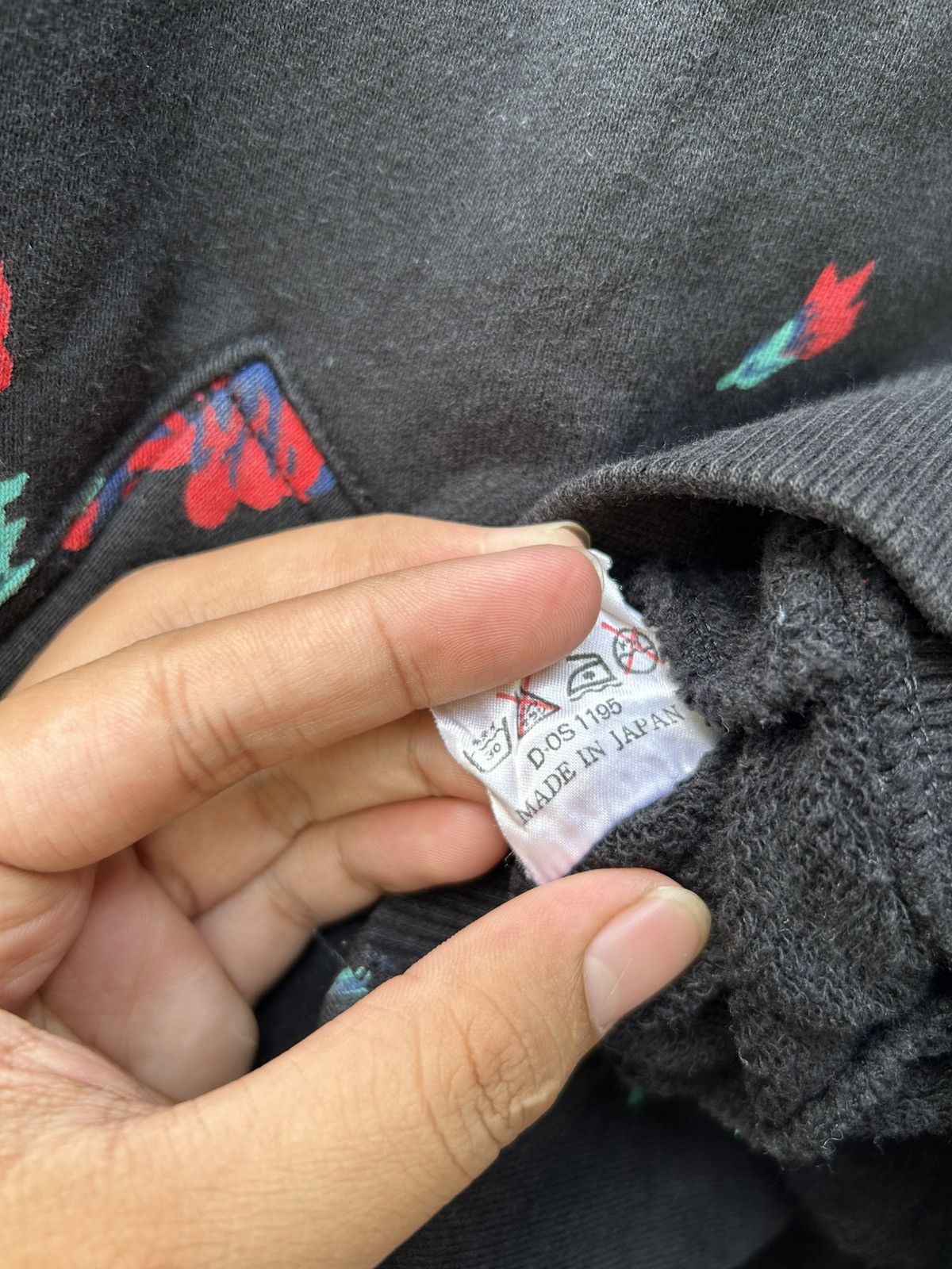 If Six Was Nine × Japanese Brand × Le Grande Bleu (L.G.B.) Composition Kenzo Japan Sweatshirt Flowers Zipper Hoodie Size US L / EU 52-54 / 3 - 6 Thumbnail