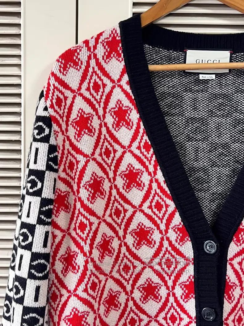 Gucci Gucci Knitted cardigan coat Size L / US 10 / IT 46 - 4 Thumbnail