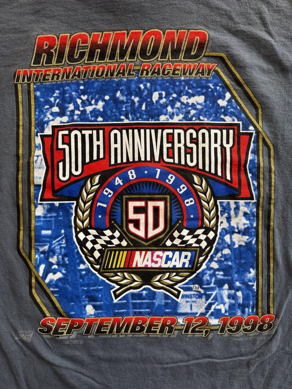 NASCAR Vintage 90s 1998 NASCAR Winston Cup Richmond Race T-Shirt XL Size US XL / EU 56 / 4 - 4 Thumbnail