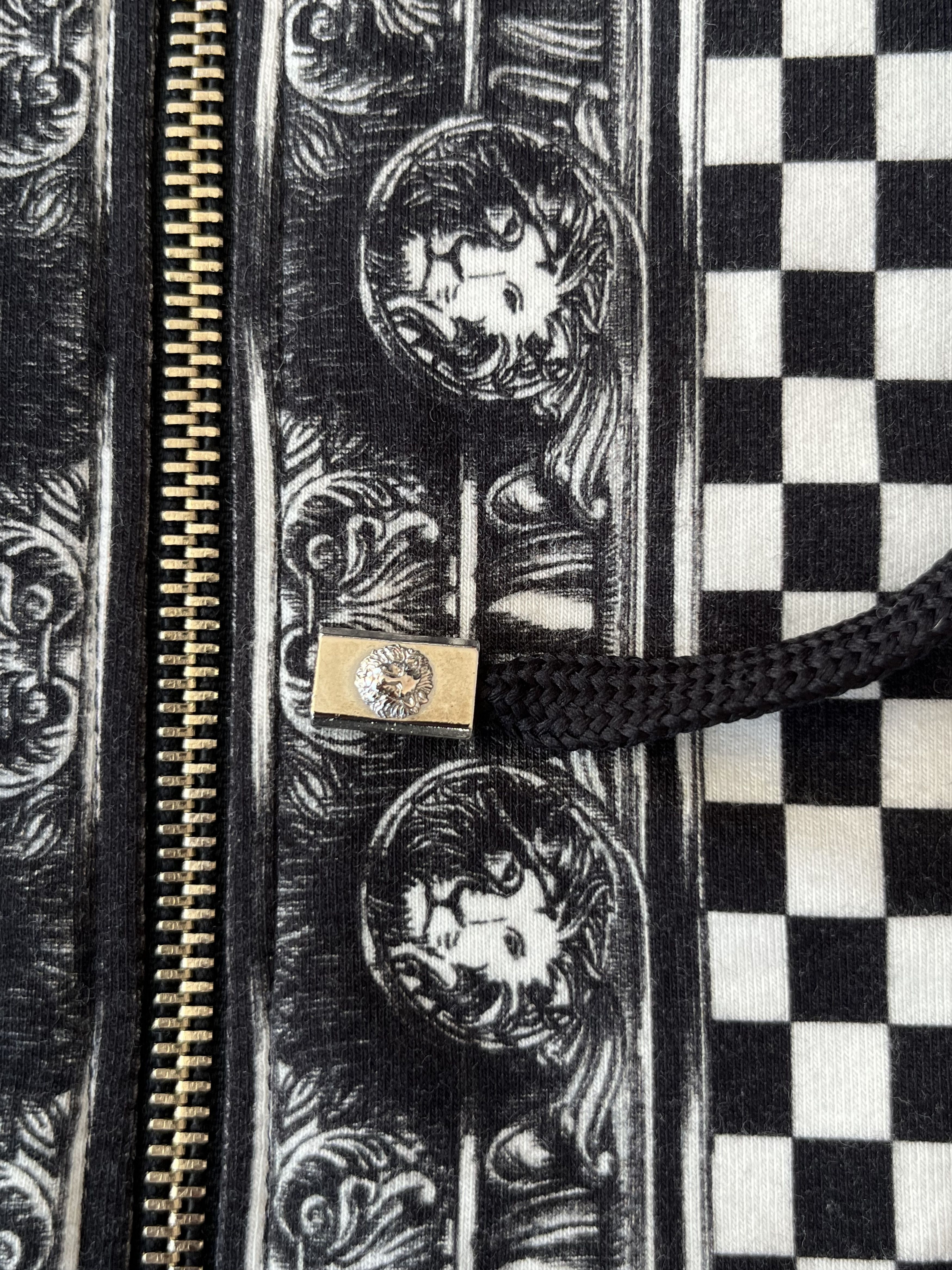 Versus Versace VERSACE VERSUS Full Zip Hooded Patterned Baroque Size US L / EU 52-54 / 3 - 9 Thumbnail