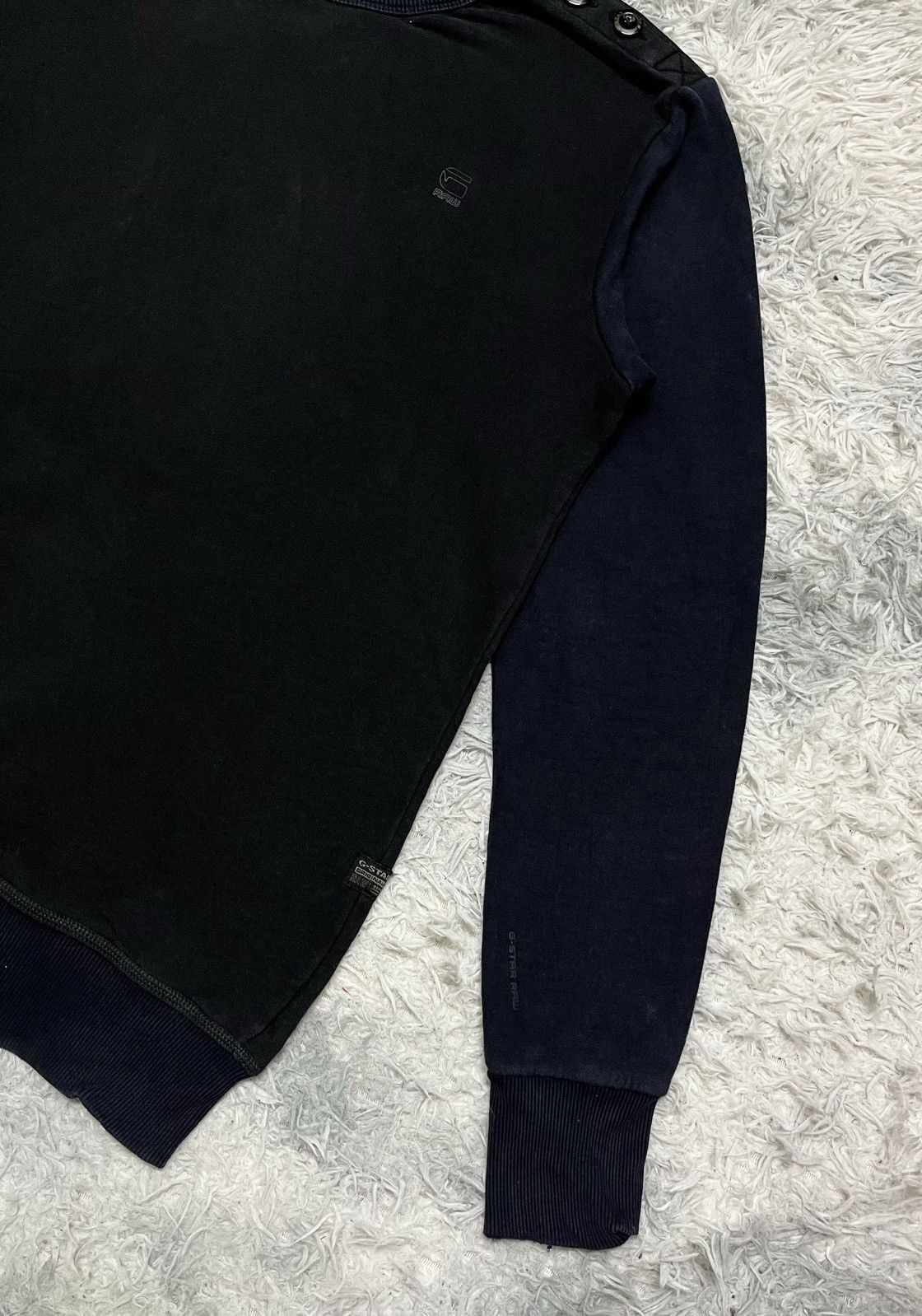 G-Star Y2K G STAR RAW SWEATSHIRT 2 TONE COLOUR NICELY FADED Size US M / EU 48-50 / 2 - 3 Thumbnail