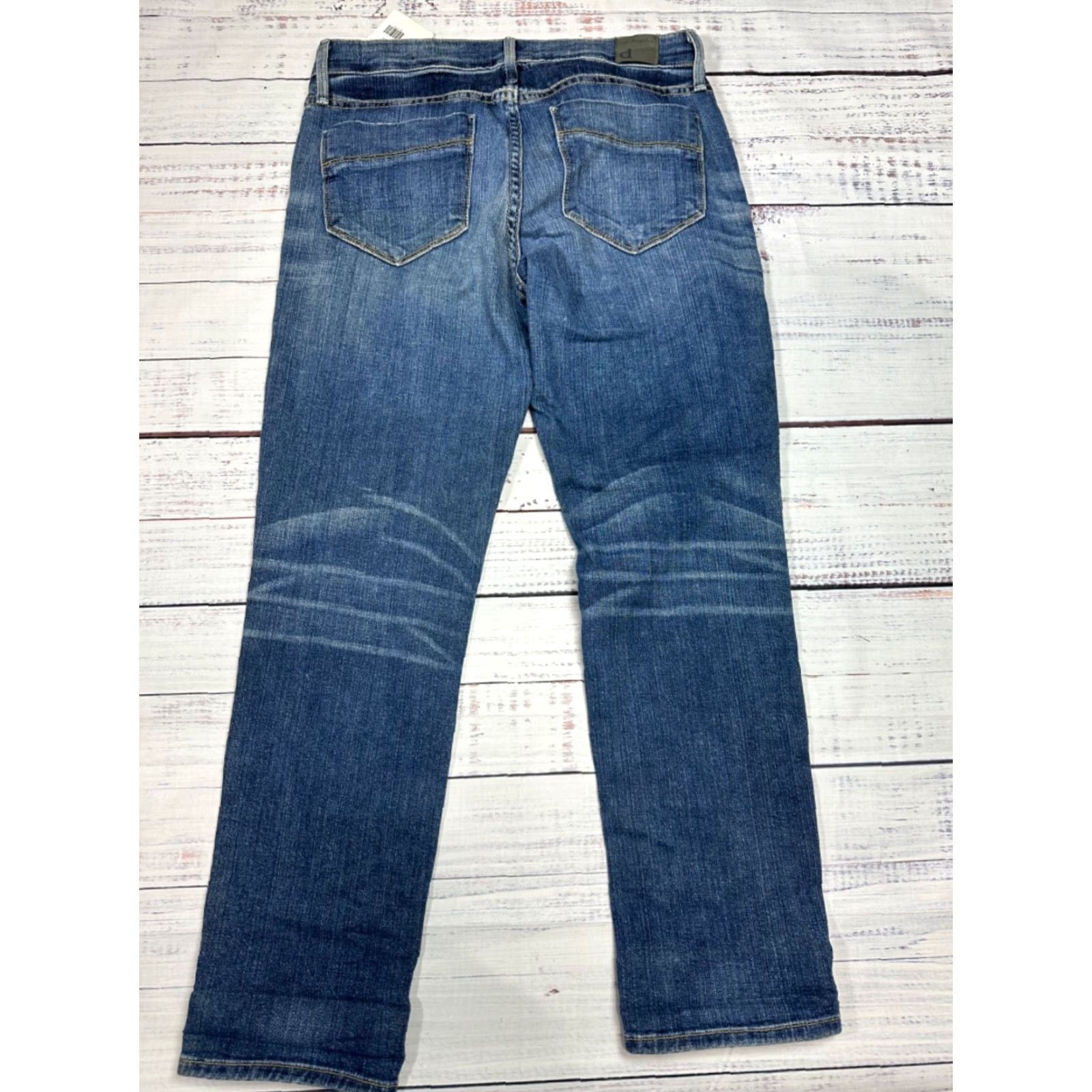 Vintage VINTAGE Denimocracy Cropped Denim Jeans Womens 25 Blue Distressed 5-Pocket New Size 42" / US 20 - 6 Thumbnail