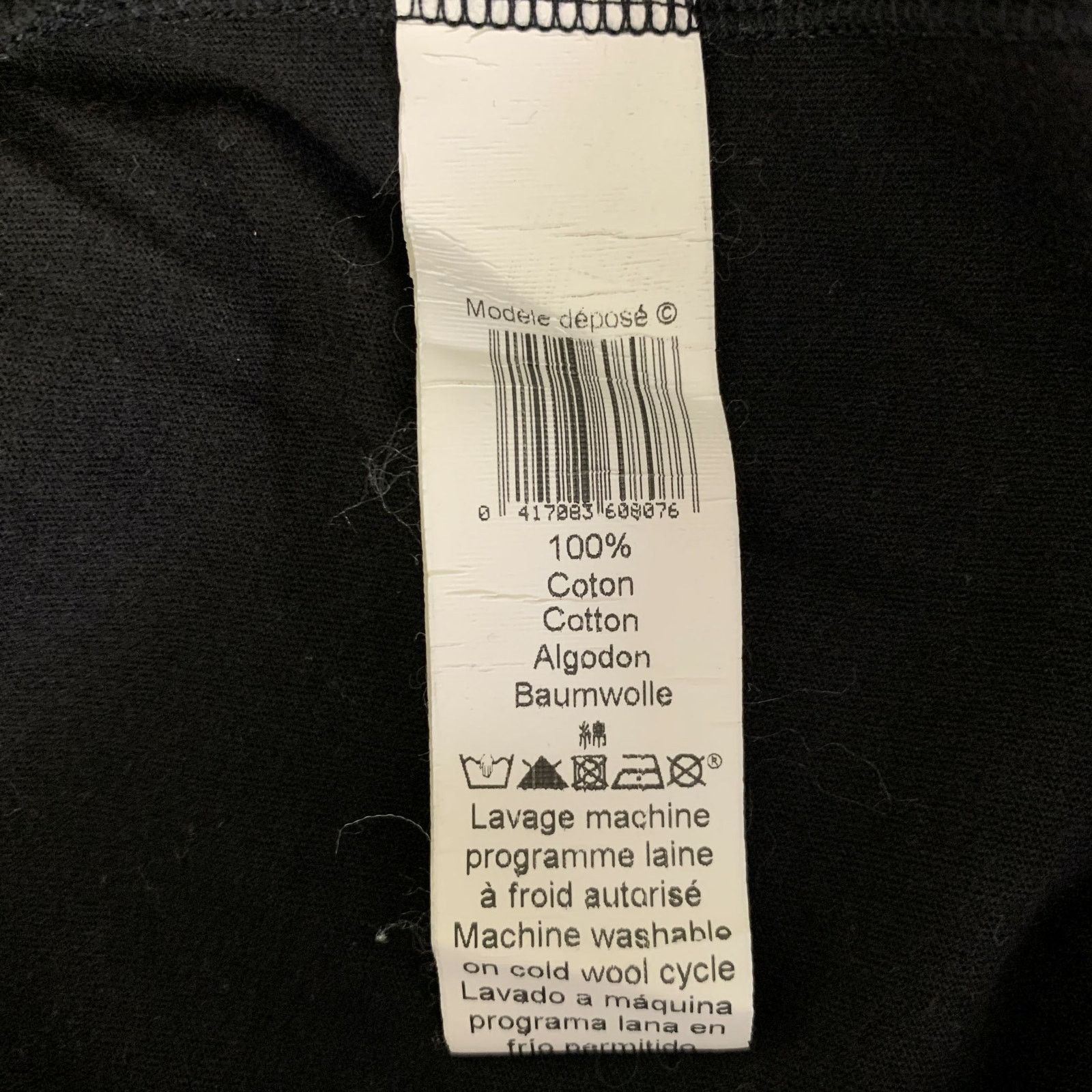 Kenzo KENZO Size M Black White Cotton Embroidered T Shirt Size M / US 6-8 / IT 42-44 - 6 Thumbnail