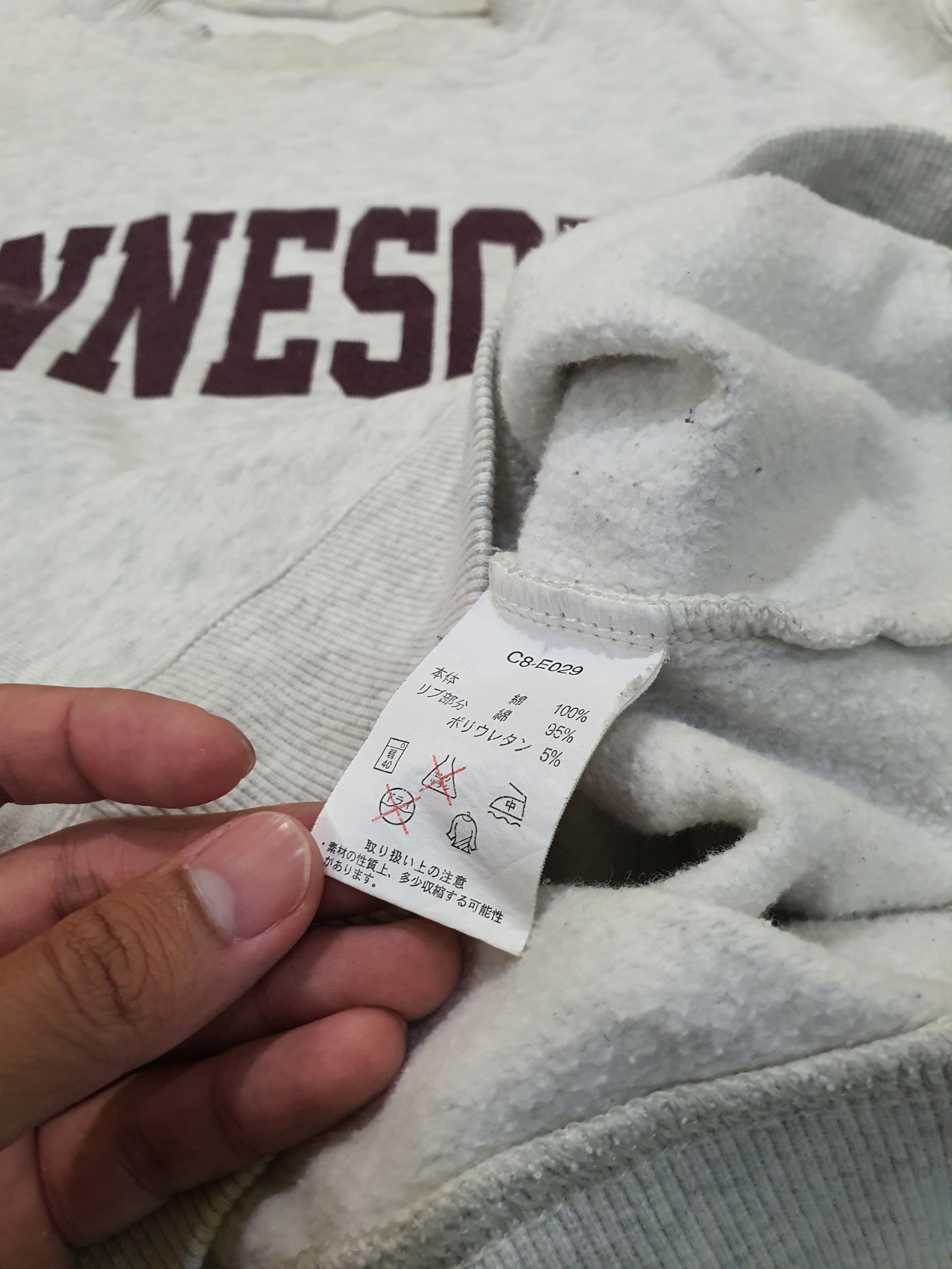 Champion vintage Champion "Reverse Weave" University of Minnesota Size US L / EU 52-54 / 3 - 12 Thumbnail
