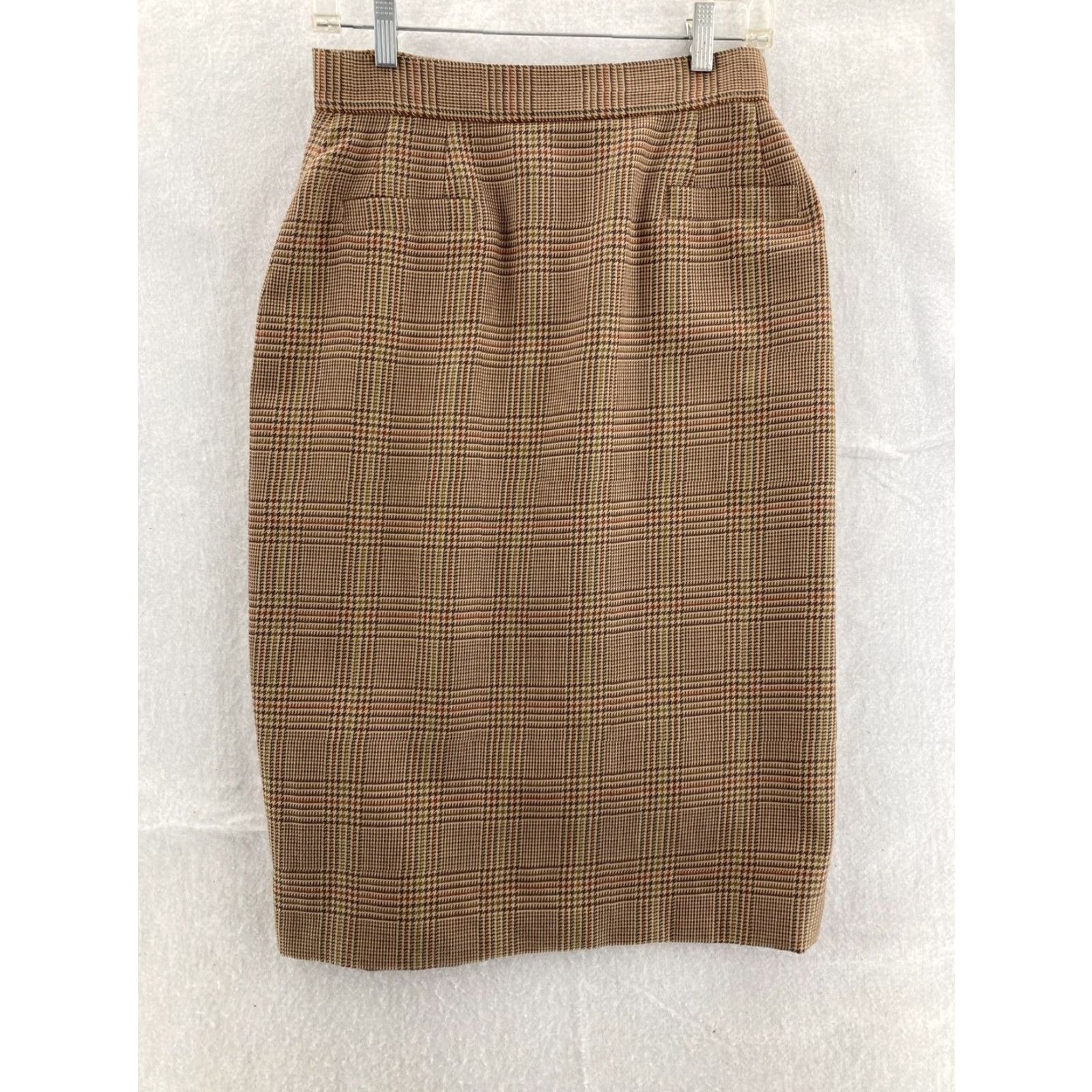 Vintage VINTAGE Cambridge Dry Goods Plaid Wool Skirt Womens 8 Knee Length Size 30" / US 8 / IT 44 - 2 Thumbnail