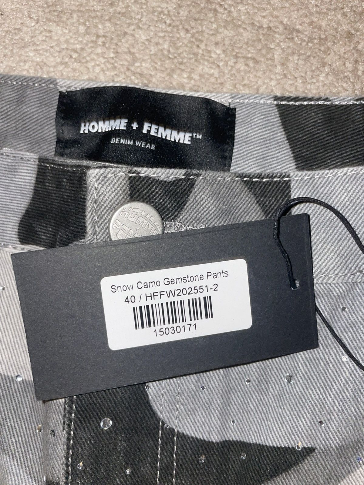 Homme + Femme La Size 40 Homme Femme Camo Jeans Size US 40 / EU 56 - 3 Thumbnail