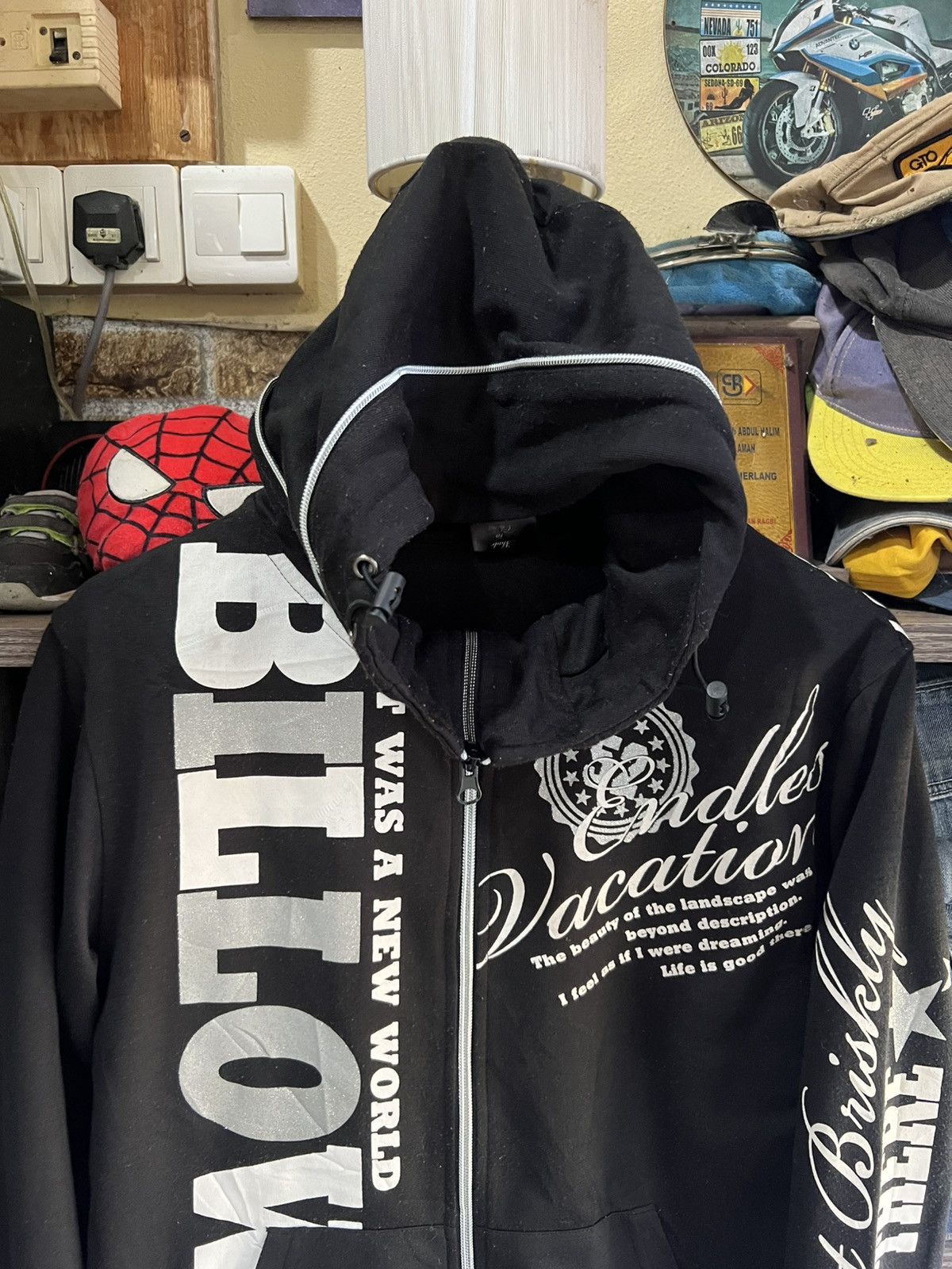 Japanese Brand 🔥Excuse Endless Vacation Zipper Hoodie Size US S / EU 44-46 / 1 - 3 Thumbnail