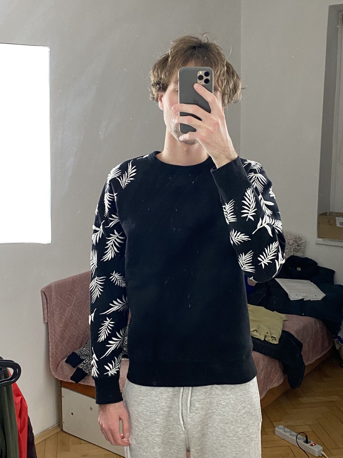 Our Legacy Vintage y2k sweatshirt Our Legacy Black emb Plants Size US S / EU 44-46 / 1 - 6 Thumbnail