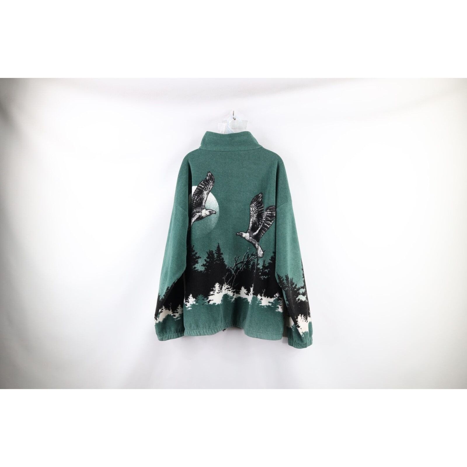 Vintage 90s Streetwear Eagle Nature All Over Print Jacket