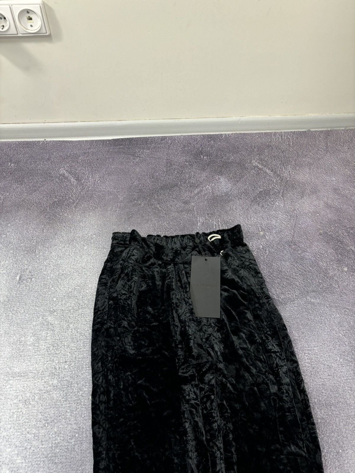 The Kooples The Kooples NWT New Crushed Velvet Black Pants Trousers Size 26" / US 2 / IT 38 - 3 Thumbnail