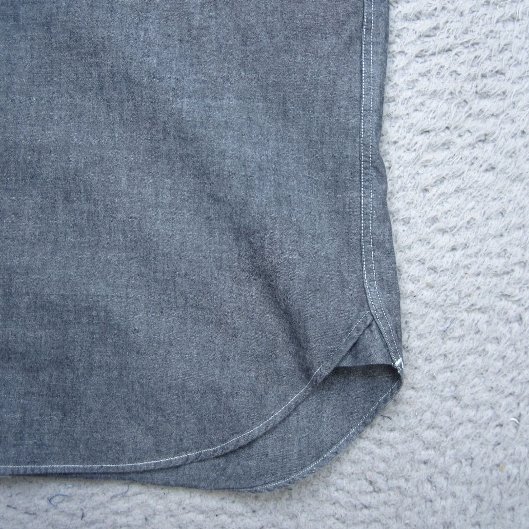 Rag & Bone Rag & Bone Shirt Mens S Gray Button Up Work Standard Issue Pocket Casual Preppy Size US S / EU 44-46 / 1 - 3 Thumbnail