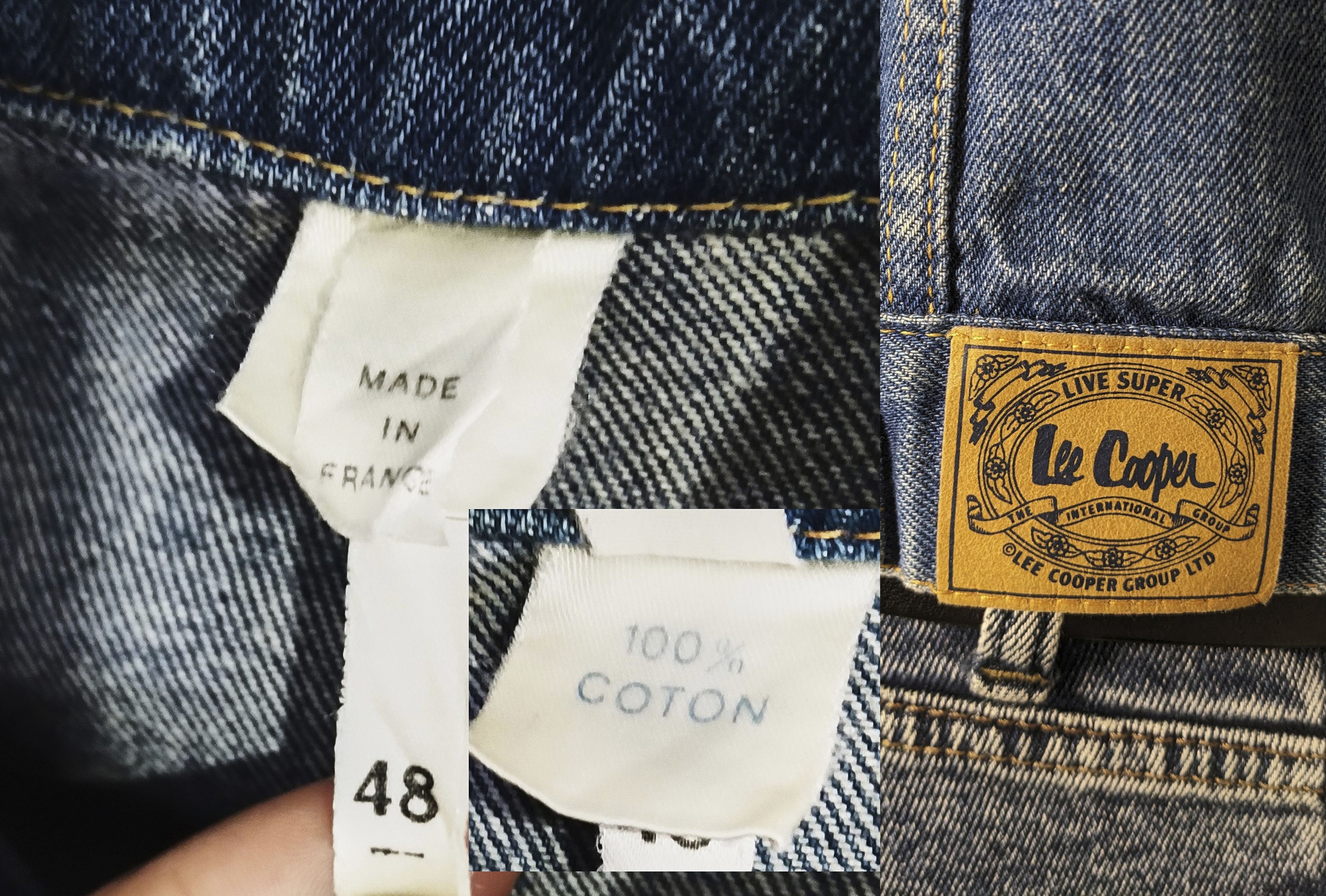 Lee Y2K Lee Cooper Custom Hand Painted Blue Denim Vest Size US M / EU 48-50 / 2 - 12 Thumbnail