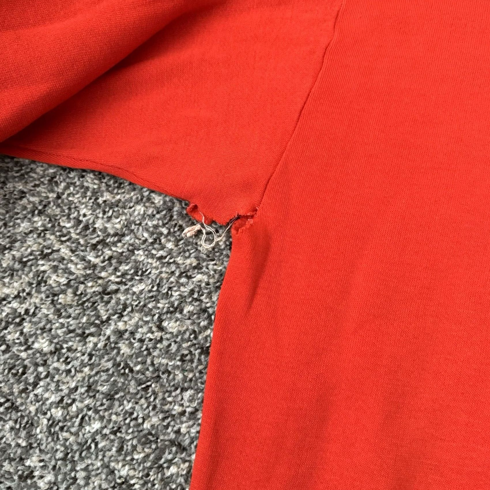 Champion VINTAGE Champion Sweatshirt Mens M Blue Bar 70s NYAC Wings Running Zip Up Orange Cotton Blend Fleece Full Zip Logo Zipper Size US M / EU 48-50 / 2 - 6 Thumbnail