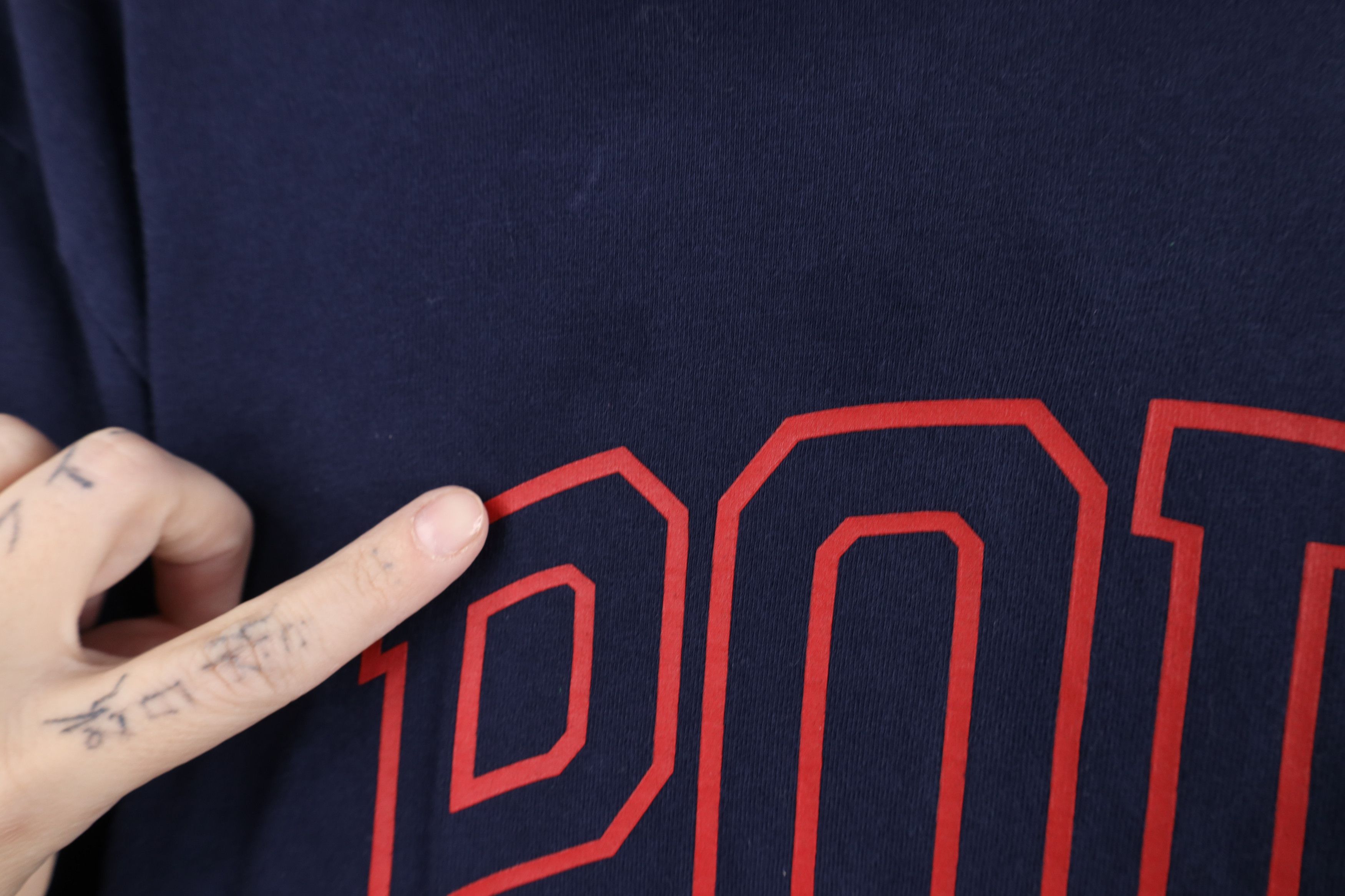 Ralph Lauren Vintage Ralph Lauren Block Letter Spell Out Hooded T-Shirt Size US M / EU 48-50 / 2 - 5 Thumbnail