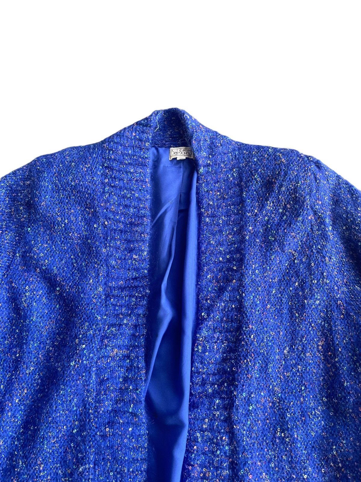 Vintage Vintage Mohair Bel Sogno Art Knit Jacket Size M / US 6-8 / IT 42-44 - 3 Thumbnail