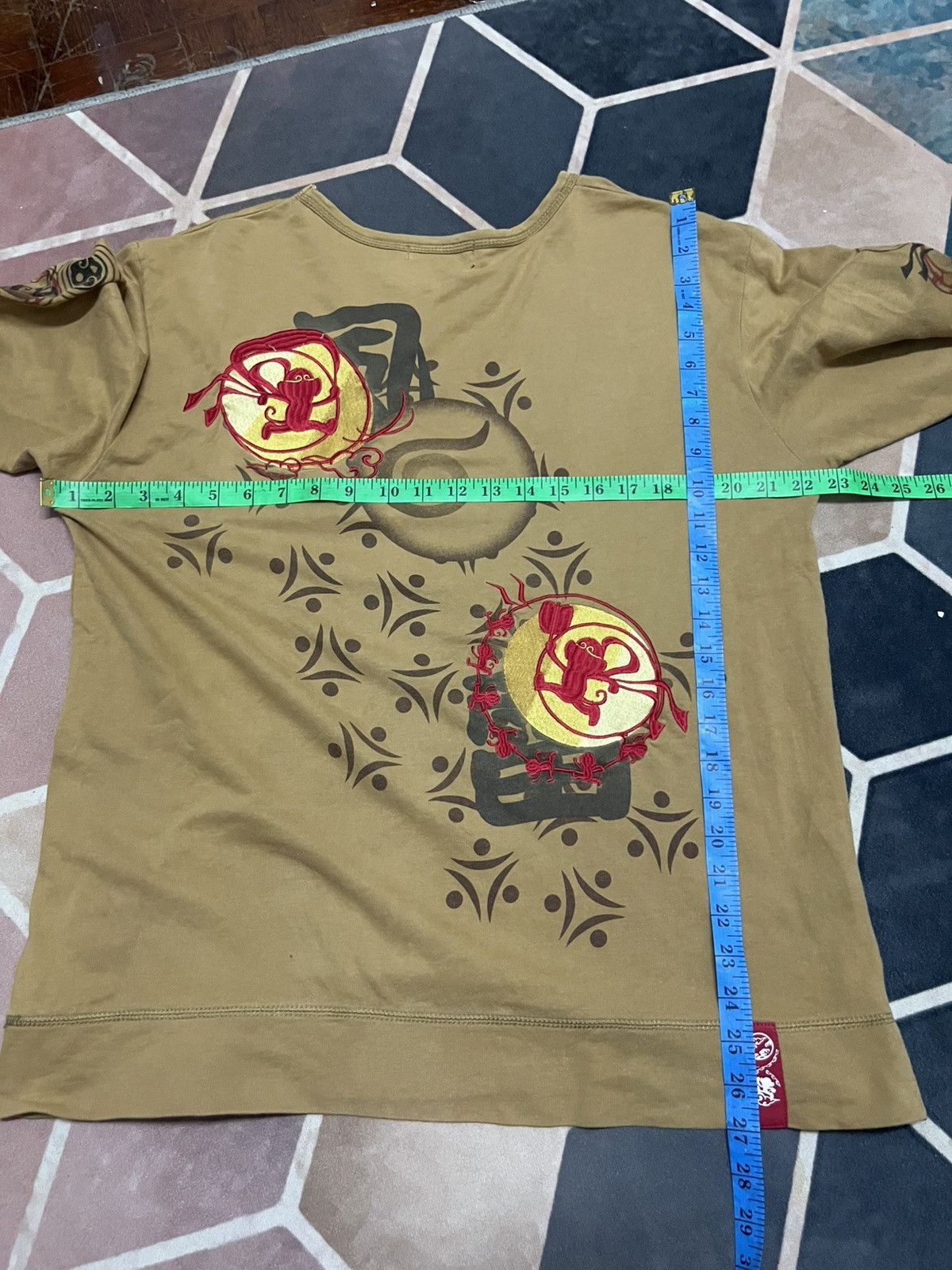 Japanese Brand 💥Go Coo ! Sukajan Monkey King Embroidered Japanese Motive Size US L / EU 52-54 / 3 - 17 Thumbnail