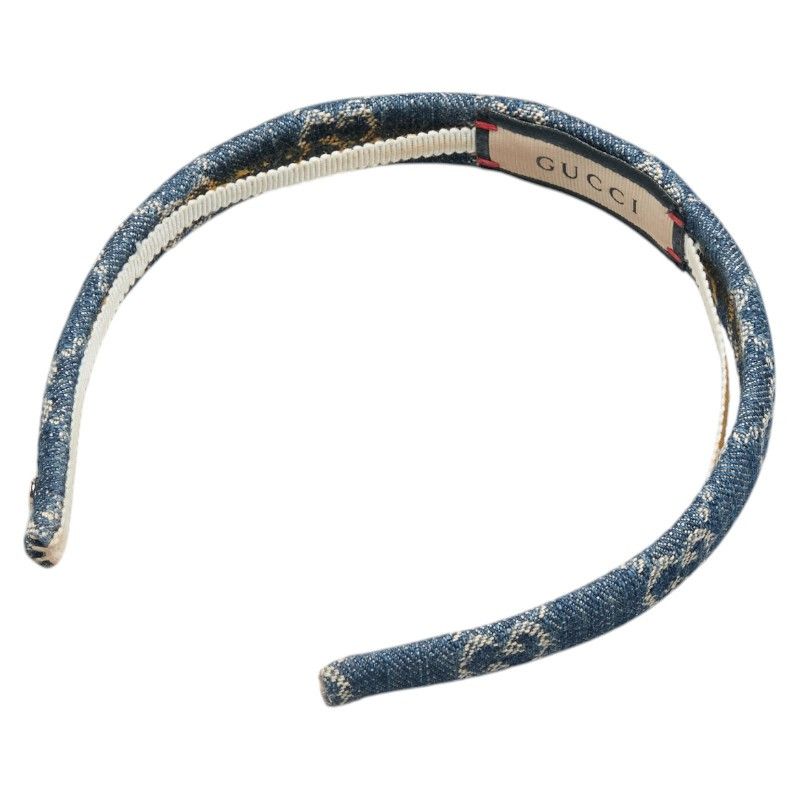 Gucci Gucci Eco Wash de Denim Hairband Canvas Other 652835 DUTY FREE for USA