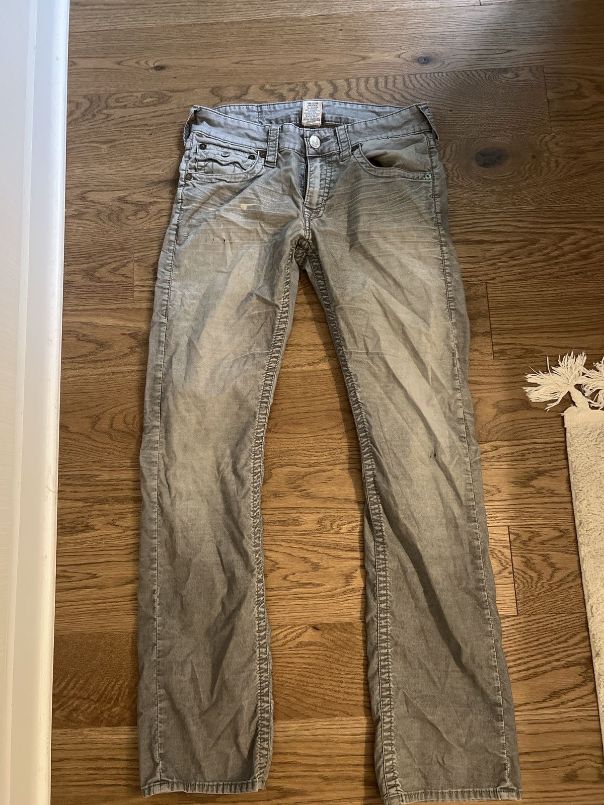 True Religion Men’s True Religion Straight Cut Jeans Size US 31 - 1 Thumbnail