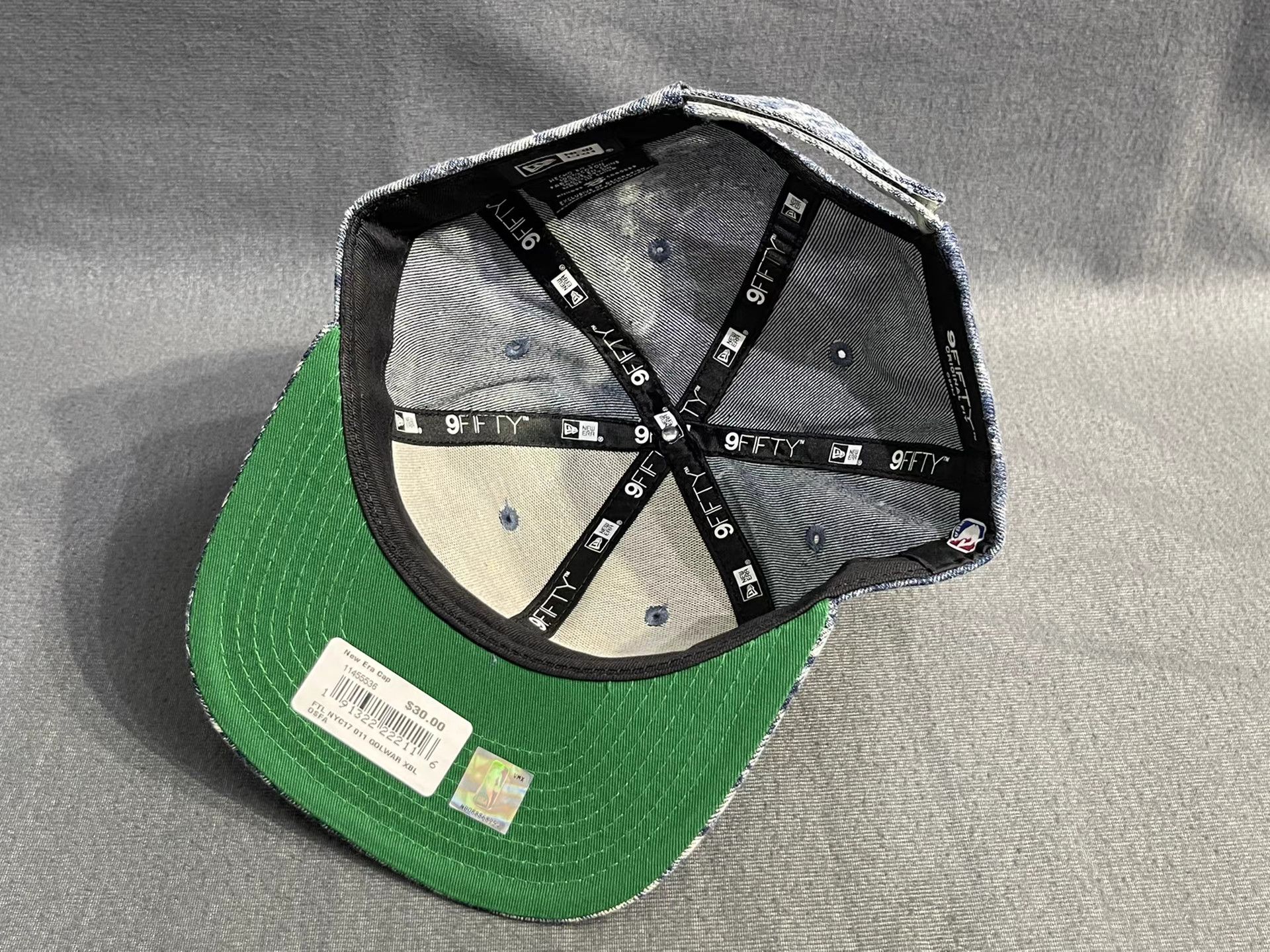 New Era New Era Golden State Warriors Flat Brim Adjustable Cap。 Q5 Size ONE SIZE - 4 Thumbnail