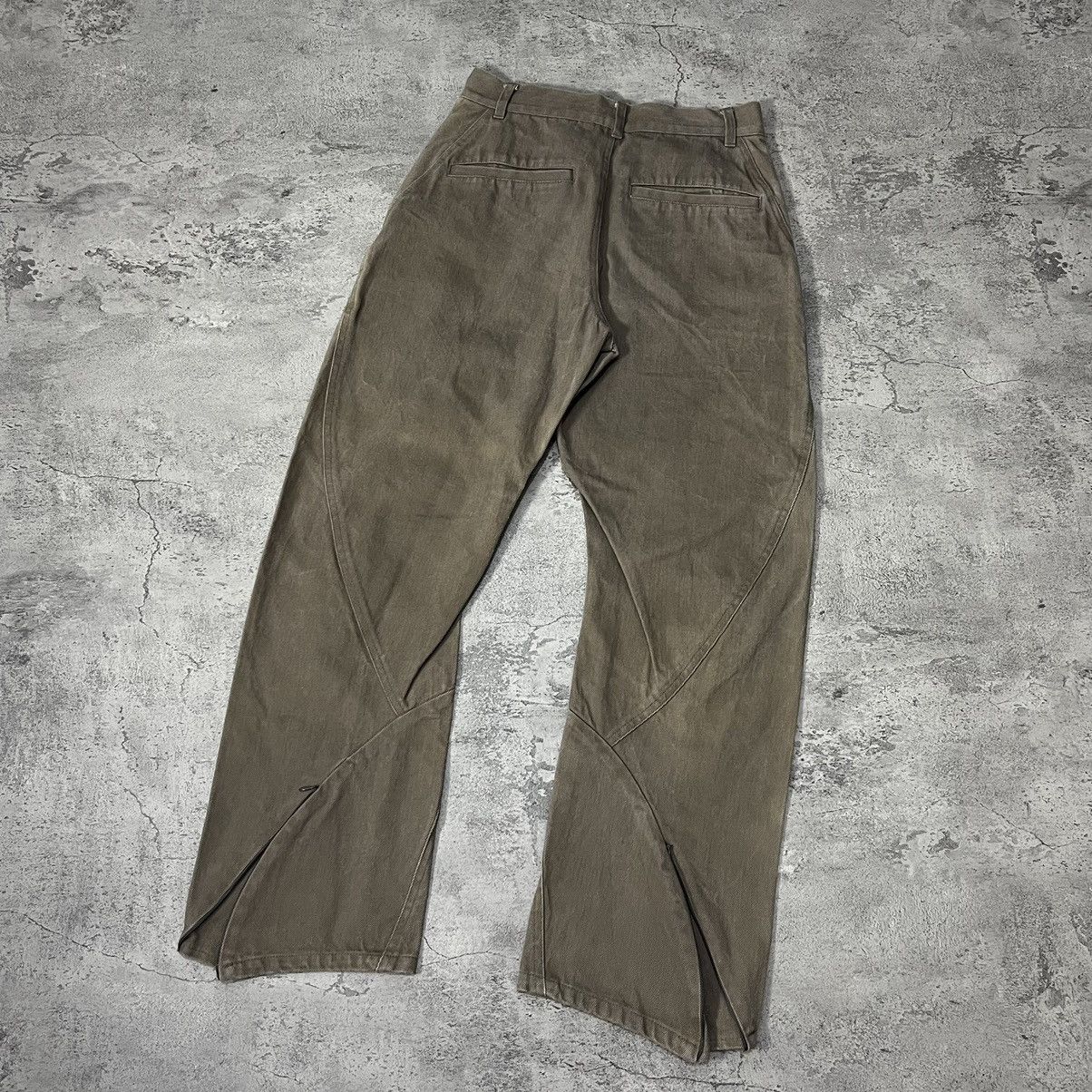 Other San San Gear Asymmetrical Zip Trousers- Brown Size US 28 / EU 44 - 2 Thumbnail